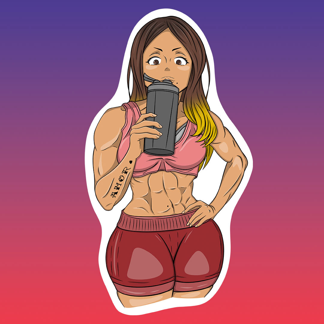 Sticker of Mari