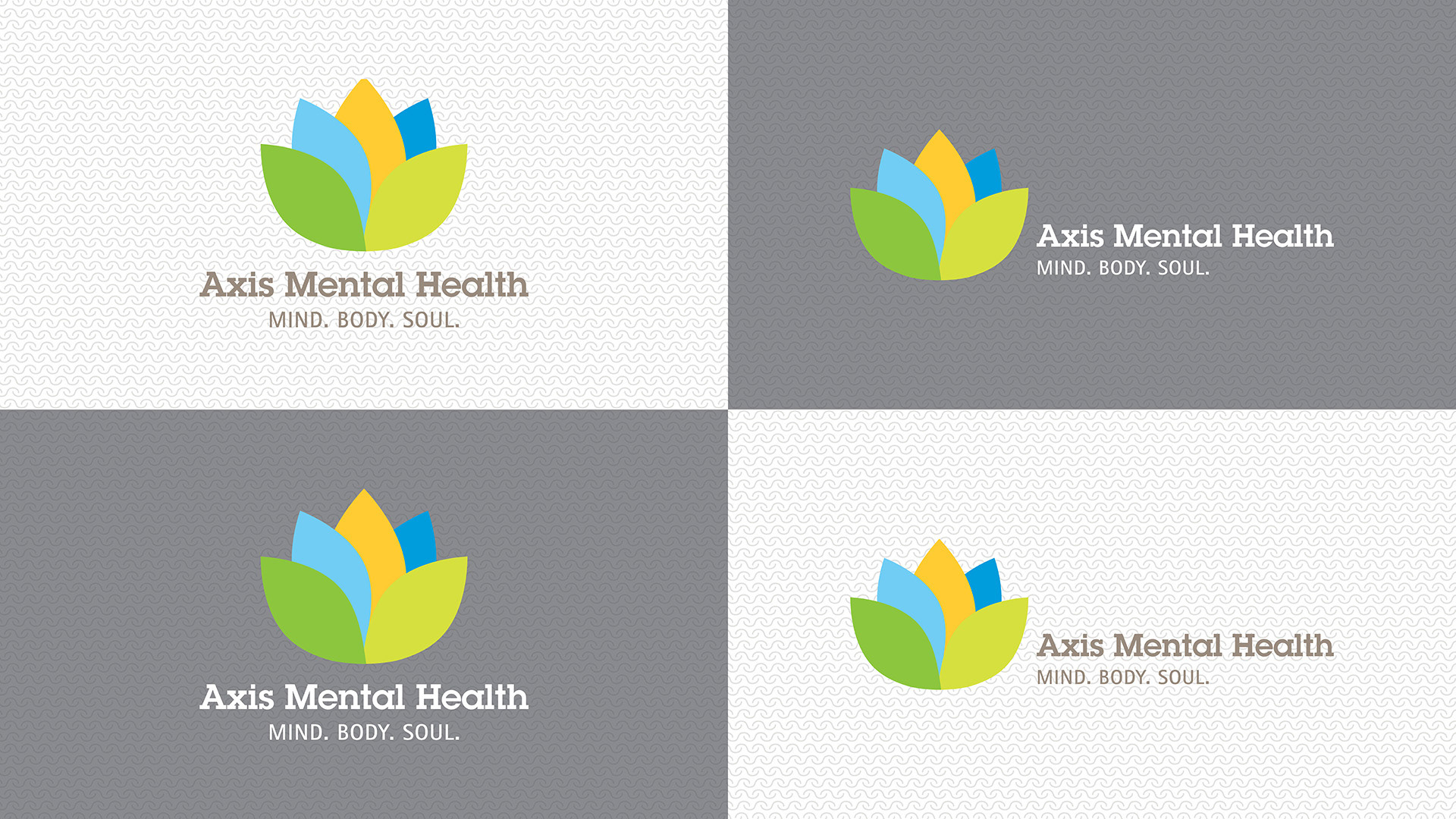 Logo design for Axis mental health awareness.
