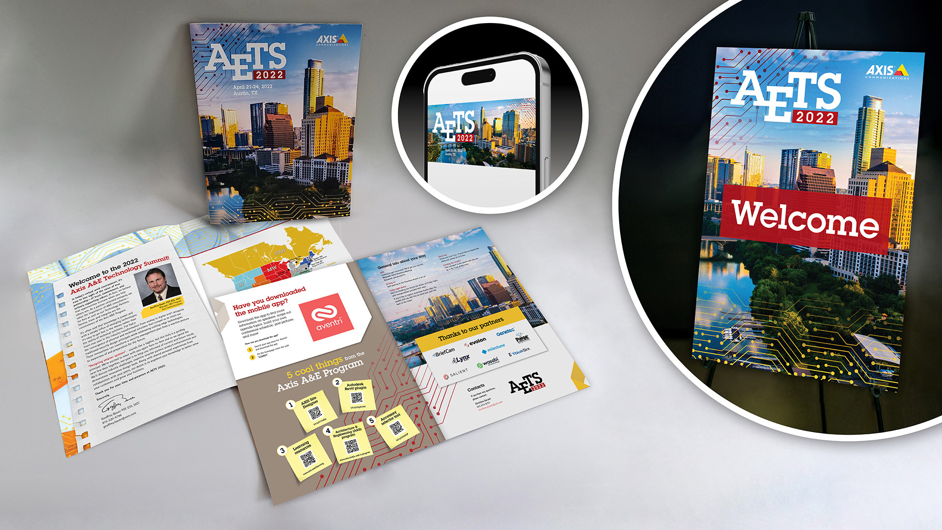 Theme and collateral design for technical summit.