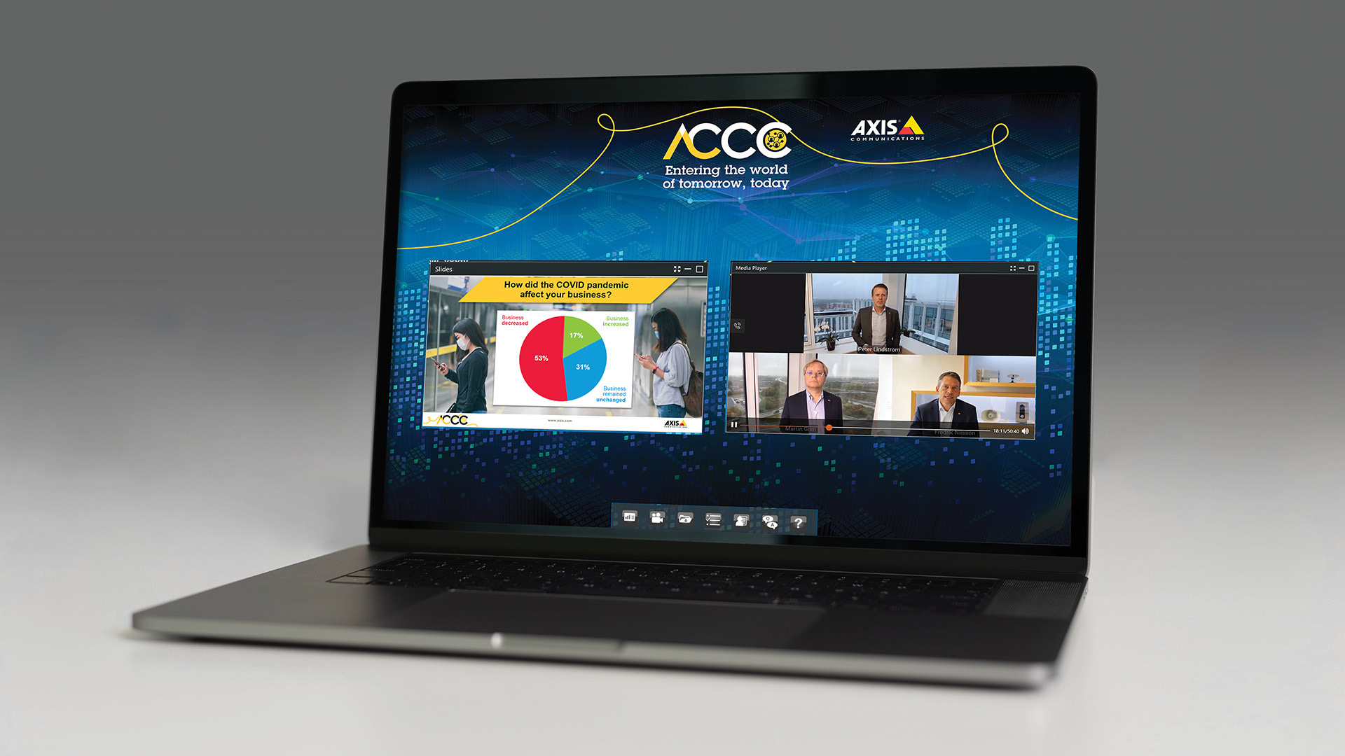 Digital assets for virtual partner conference.