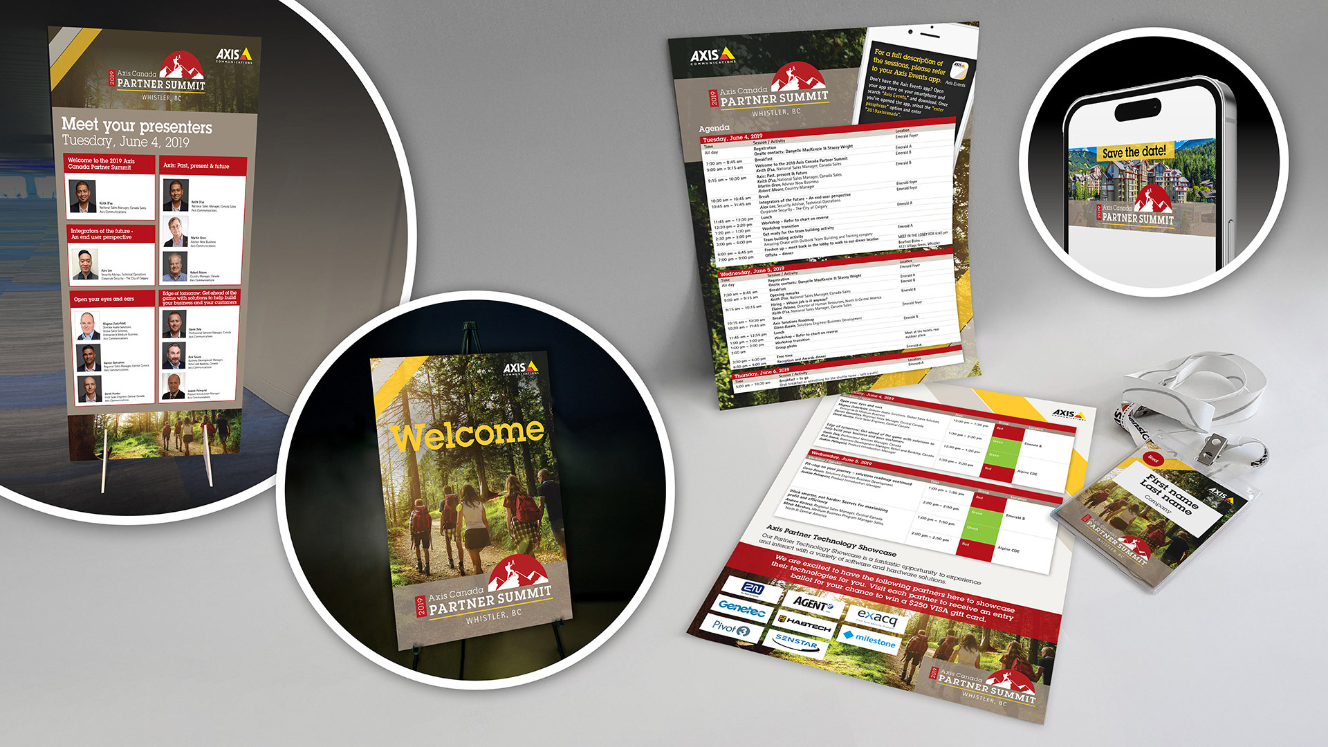Theme and collateral design for partner summit.