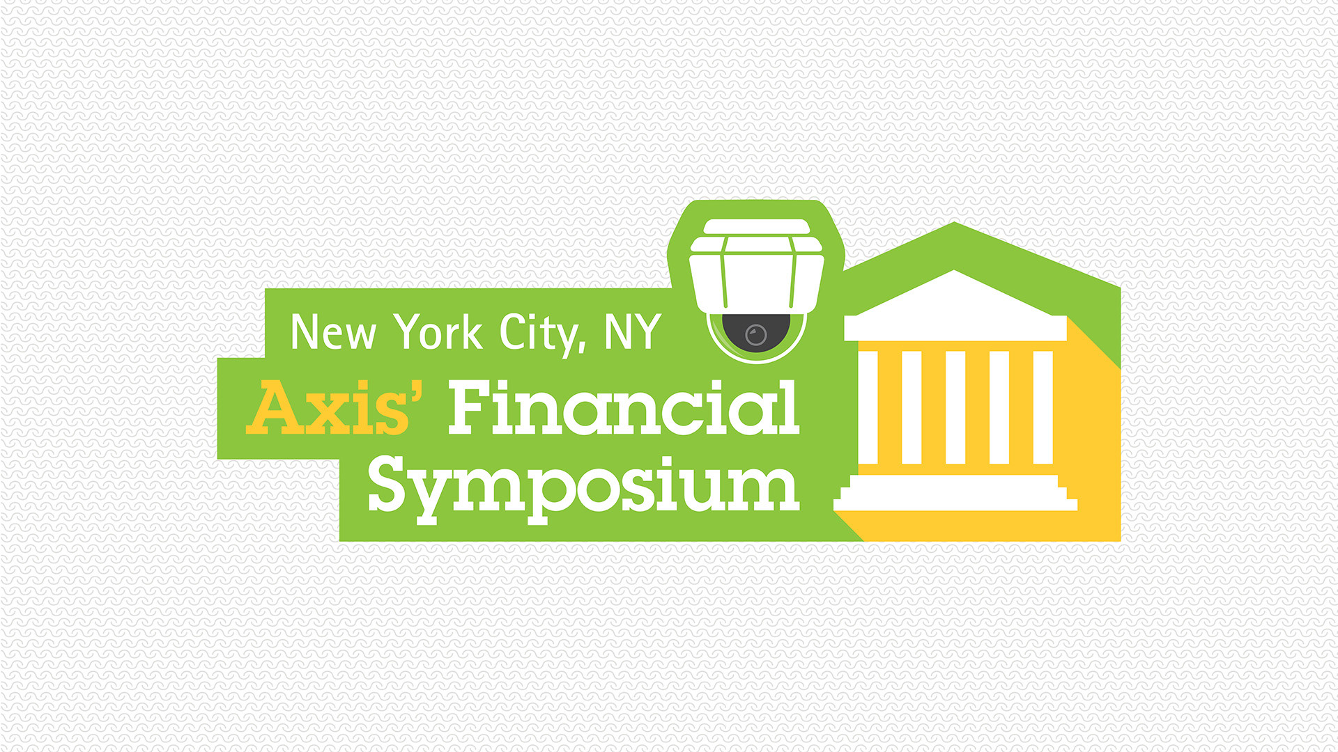 Logo design for financial event.