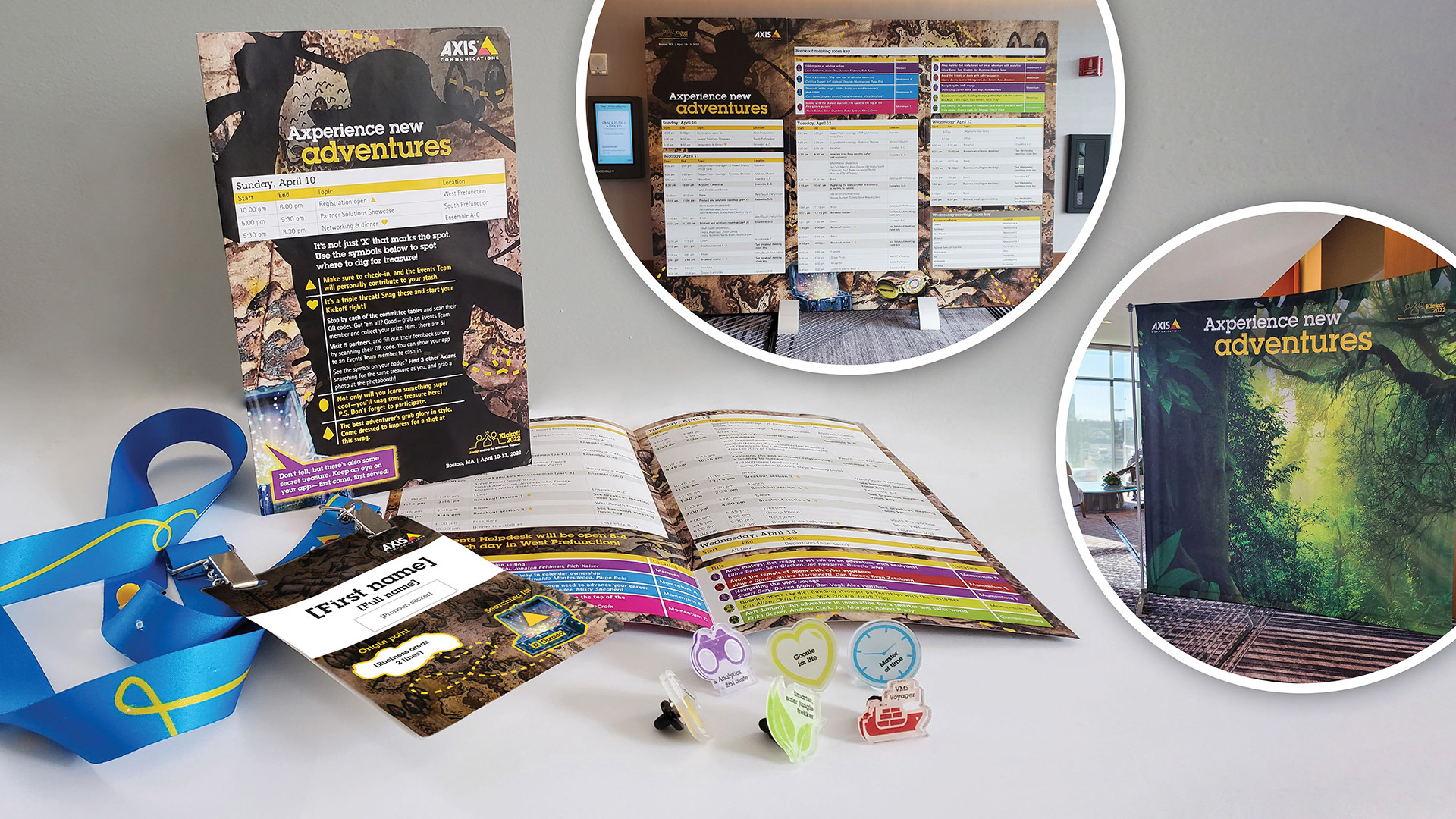 Theme and collateral design for sales kickoff event.