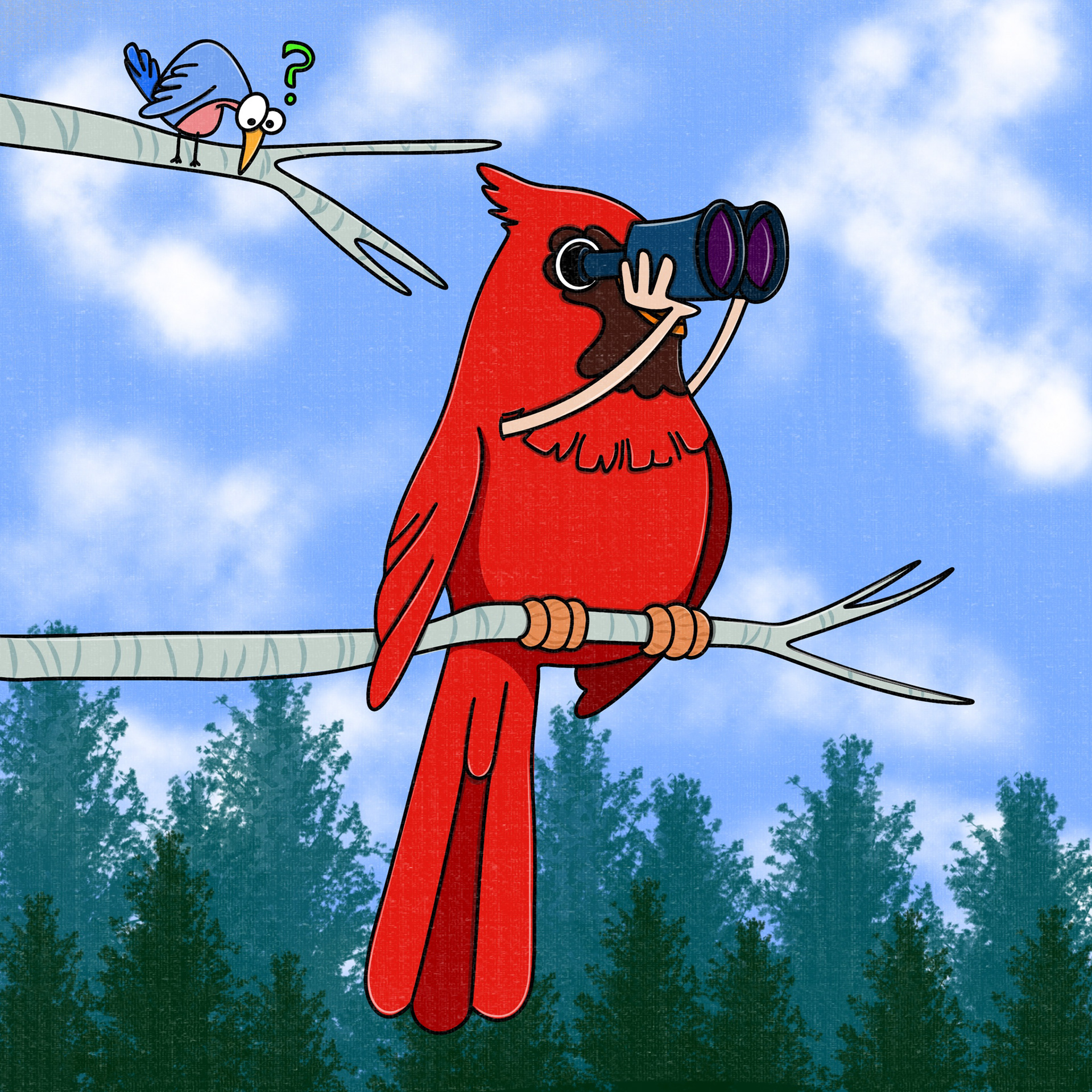 Prompt: Binoculars