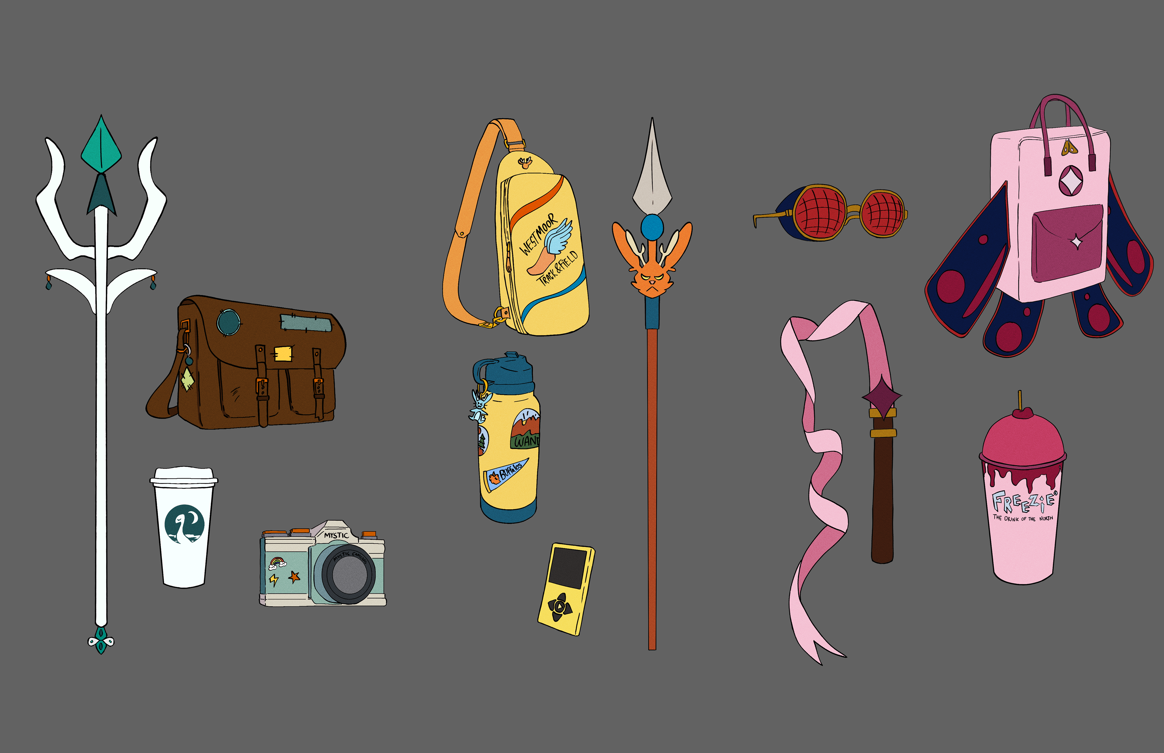 Props from Cryptid Crew