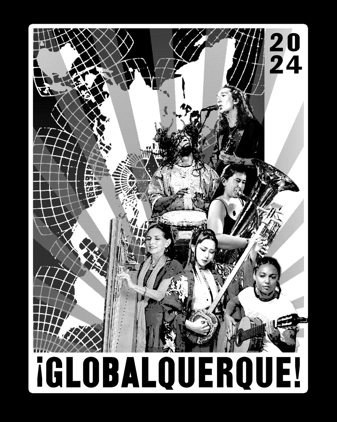 Globalquerque 2024 T-Shirt Design