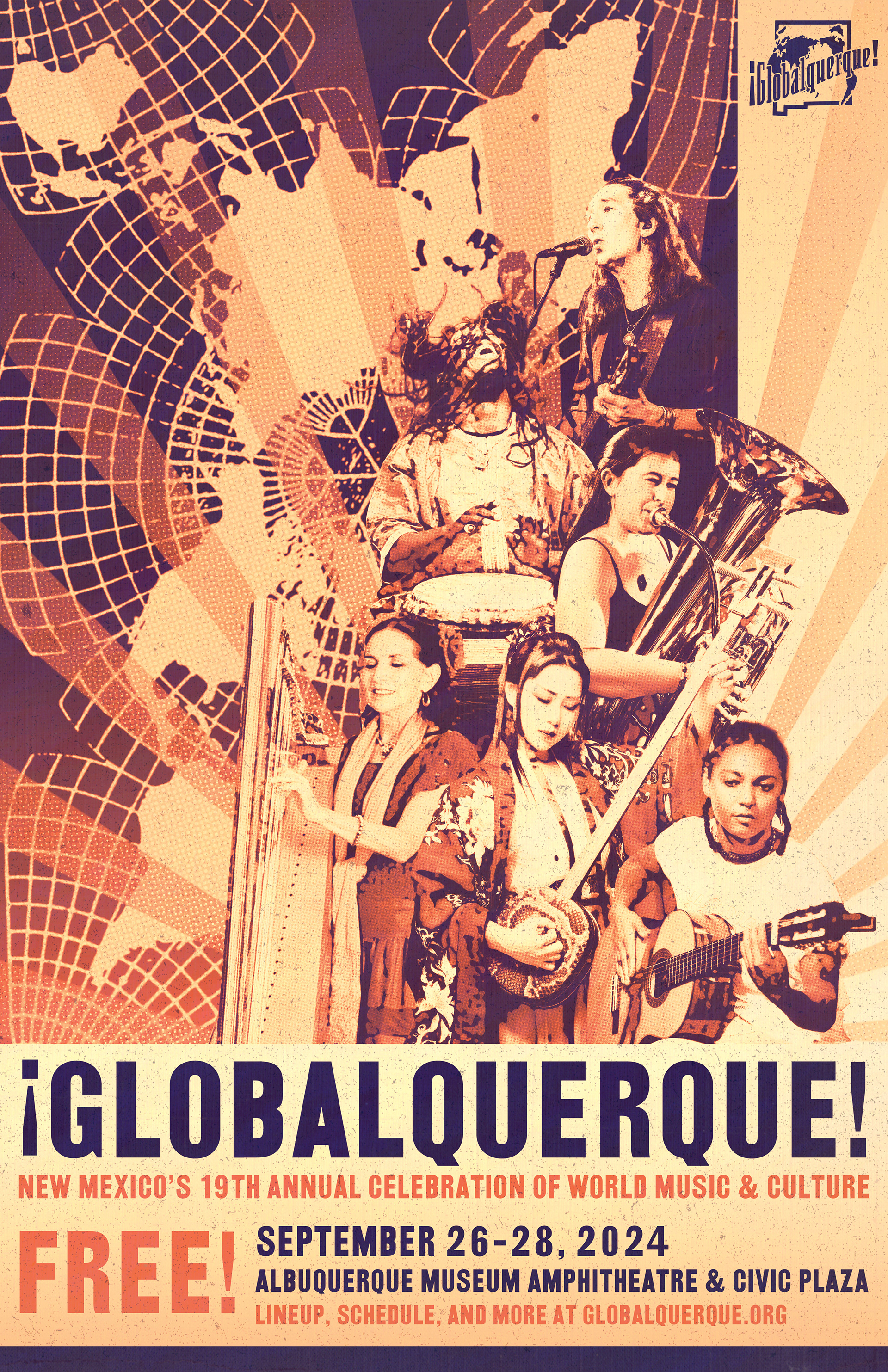 Globalquerque 2024 Digital Poster