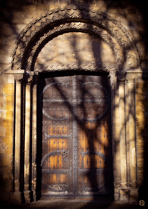 Original print from own photograph of The Abbey Church of Waltham Holy Cross and St Lawrence, Waltham Abbey, Essex. By Blue Quartz Design.