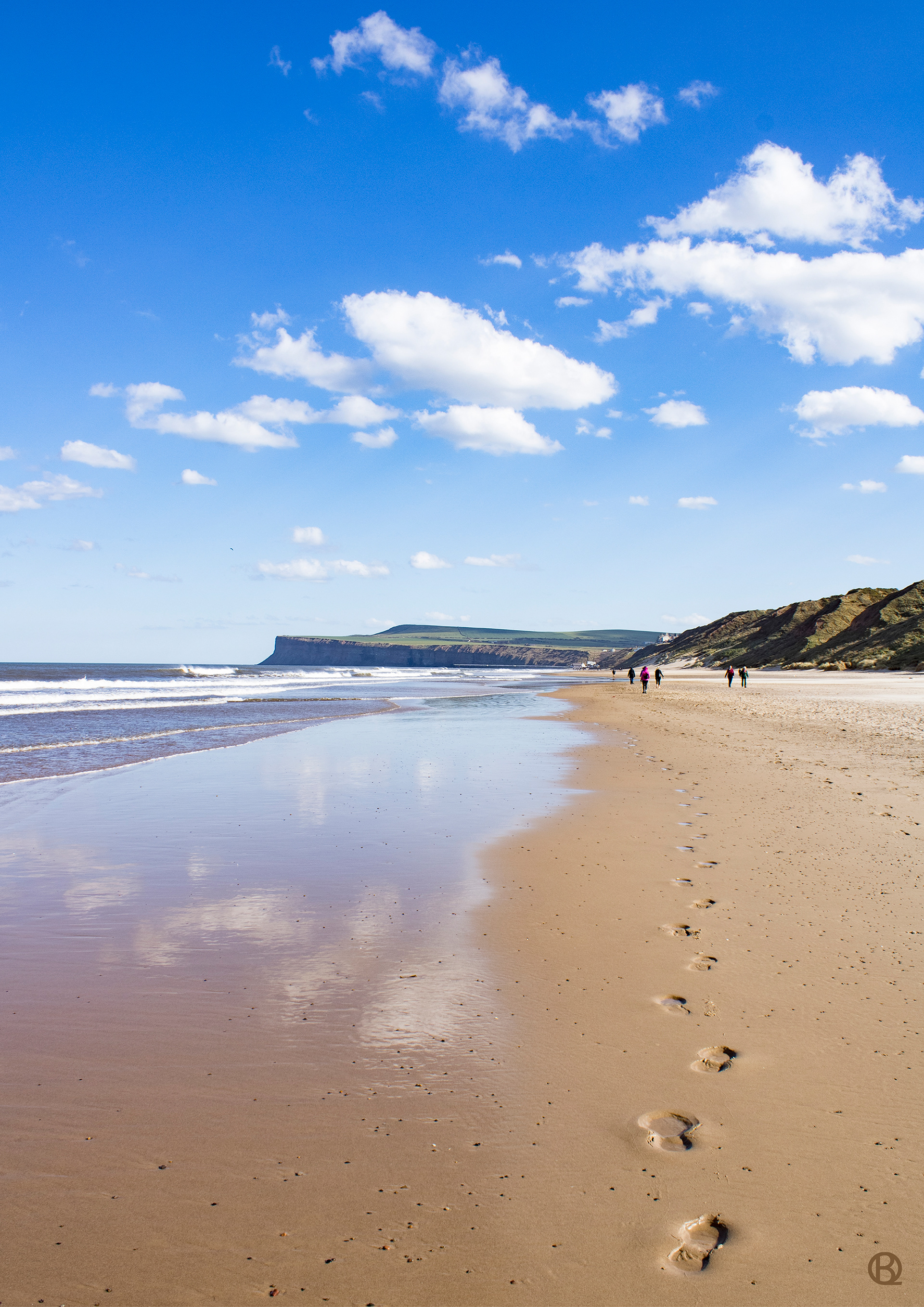 Original photographic print of Saltburn beach, North Yorkshire by Blue Quartz Design.