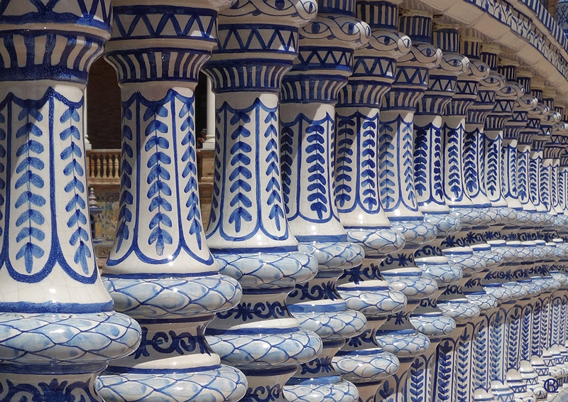 Bridge at Plaza de Espana, photograph by Blue Quartz Design
