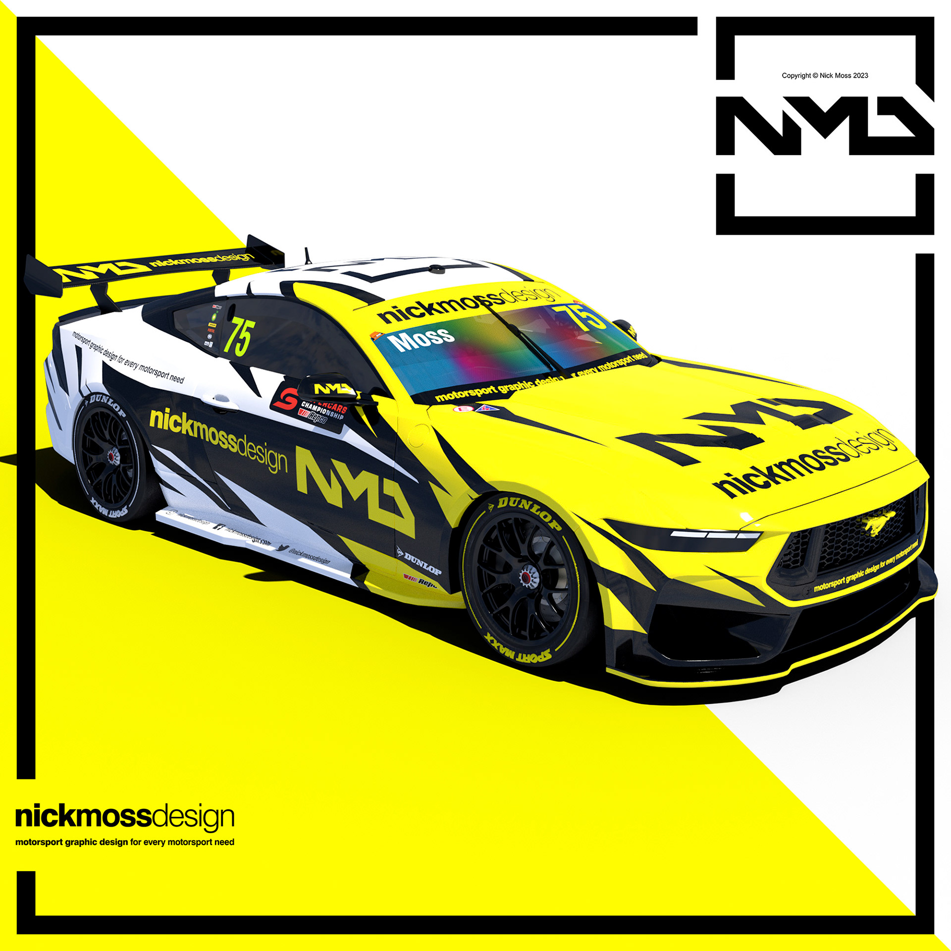 NMD nickmossdesign - Ford Mustang GEN3 Supercar 2023 Update