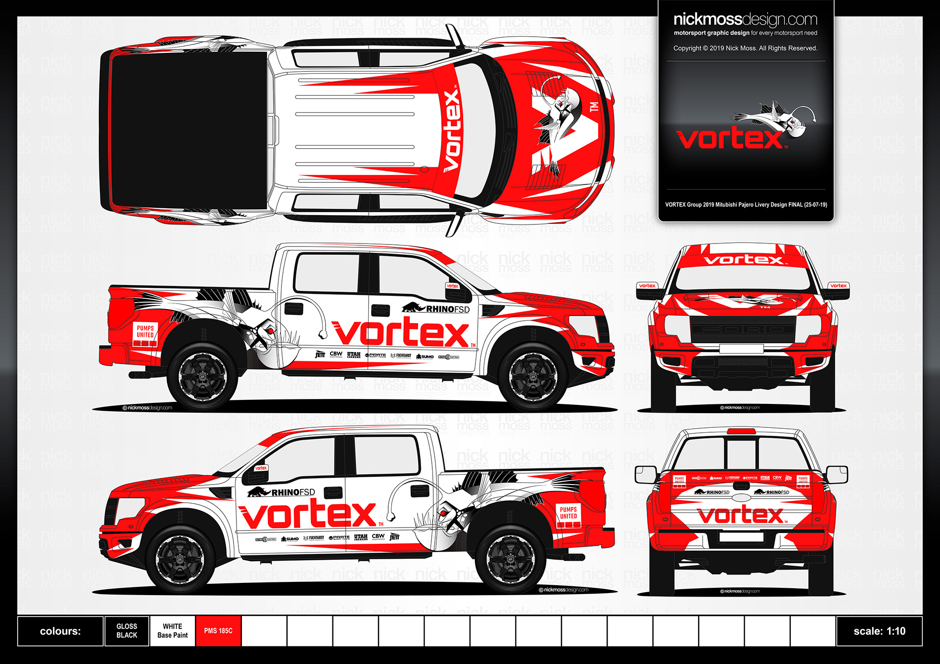 NMD nickmossdesign - VORTEX Fleet Livery Design