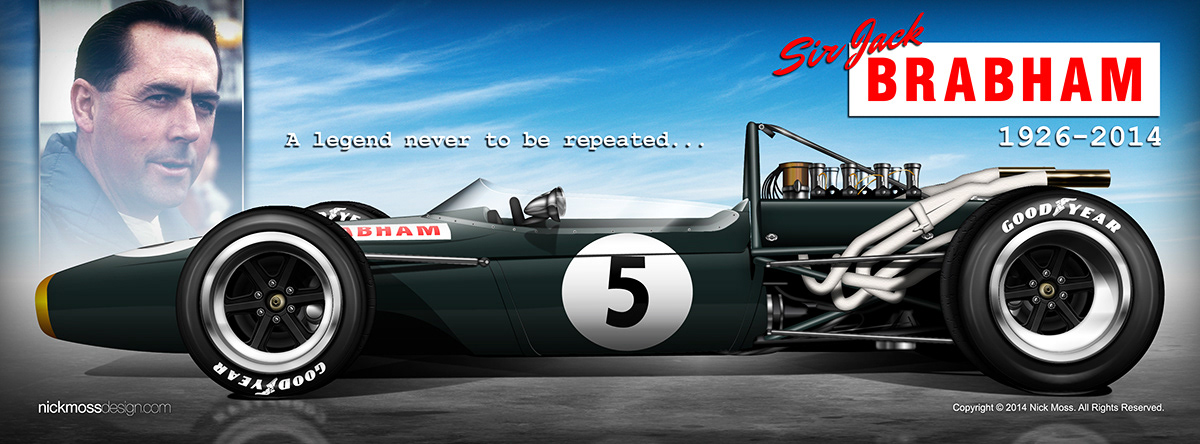 NMD nickmossdesign - Jack Brabham Tribute Design