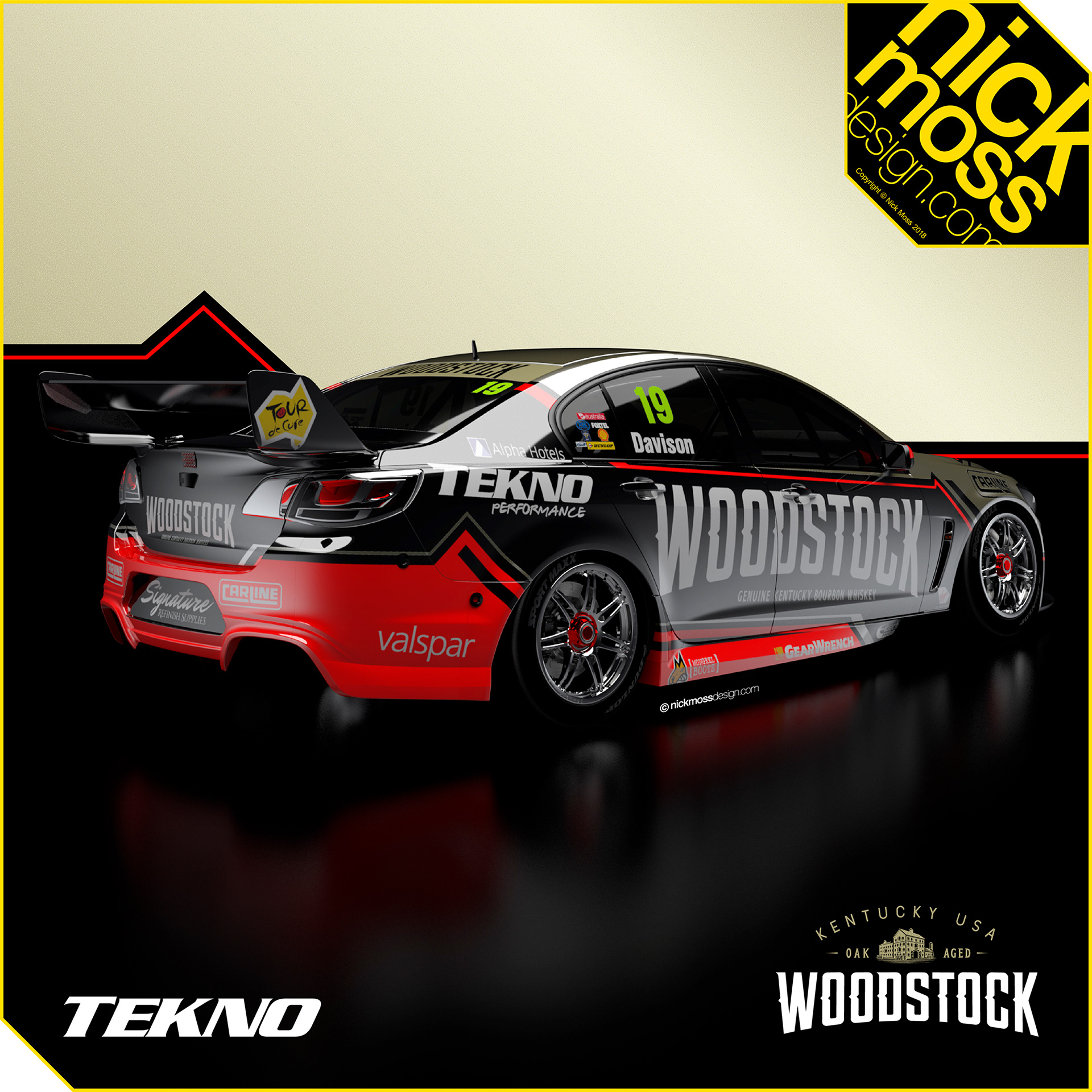 nickmossdesign - 2017 TEKNO WOODSTOCK SUPERCAR LIVERY DESIGN