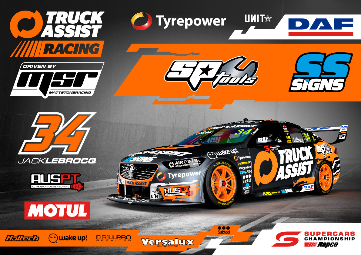 NMD nickmossdesign - 2022 MSR Truck Assist Racing Supercars Poster Design