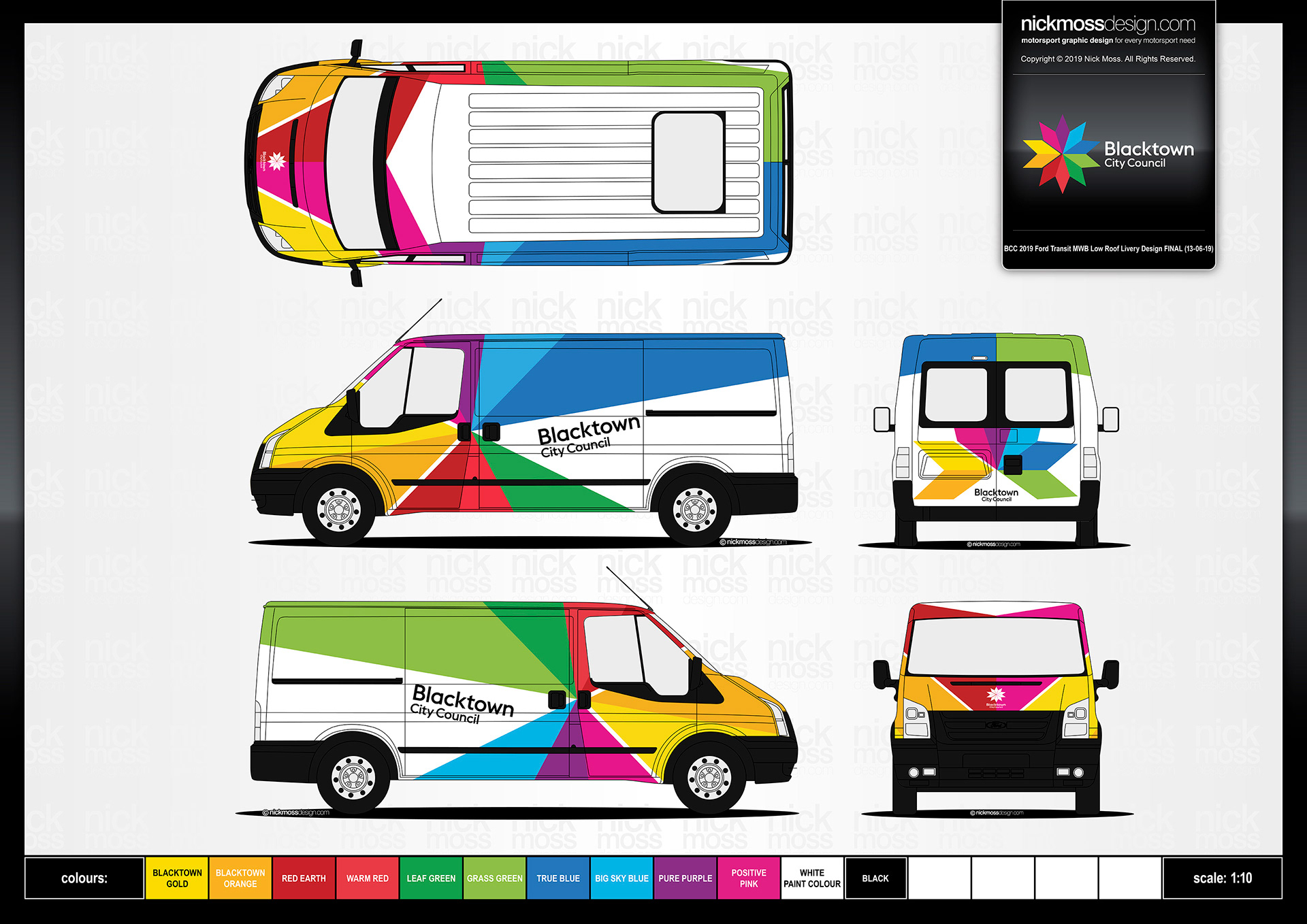 NMD nickmossdesign - Blacktown City Council Fleet Vehicle Livery Design