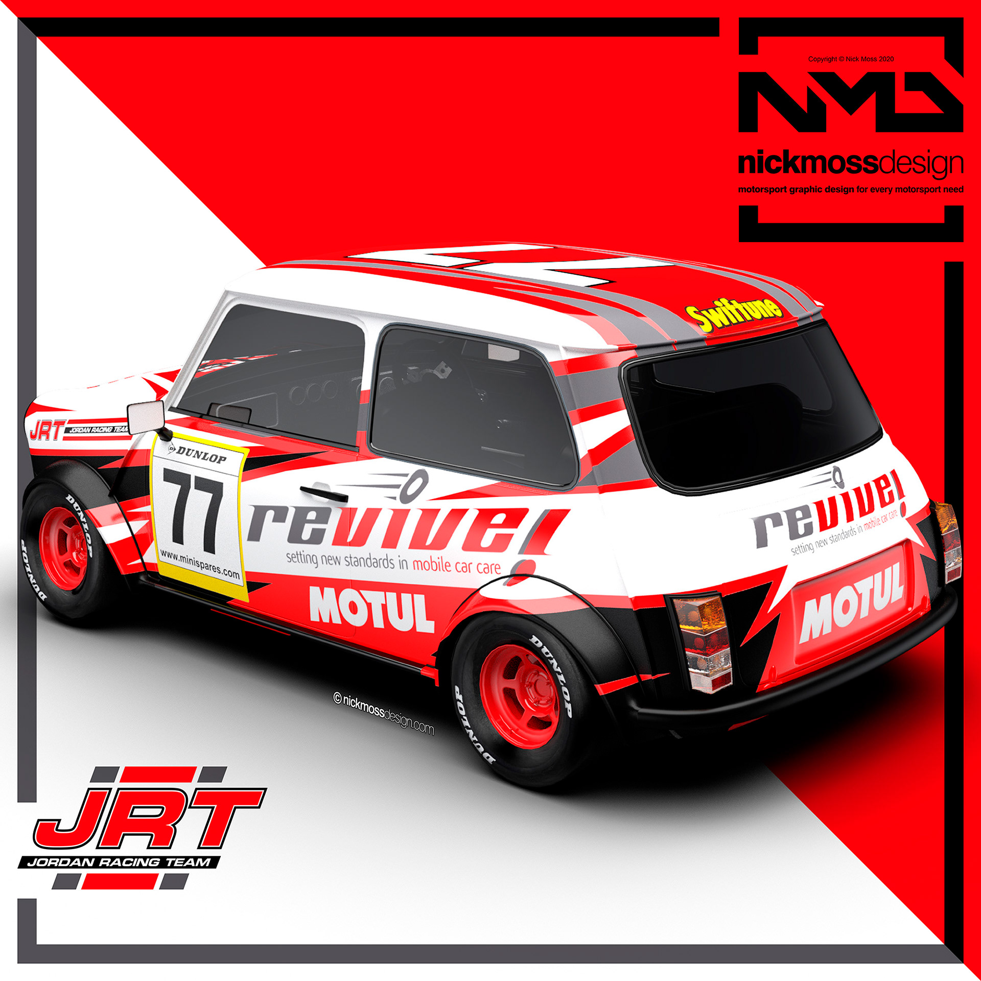 nickmossdesign - 2021 JRT/REVIVE/MOTUL Mini Livery Design
