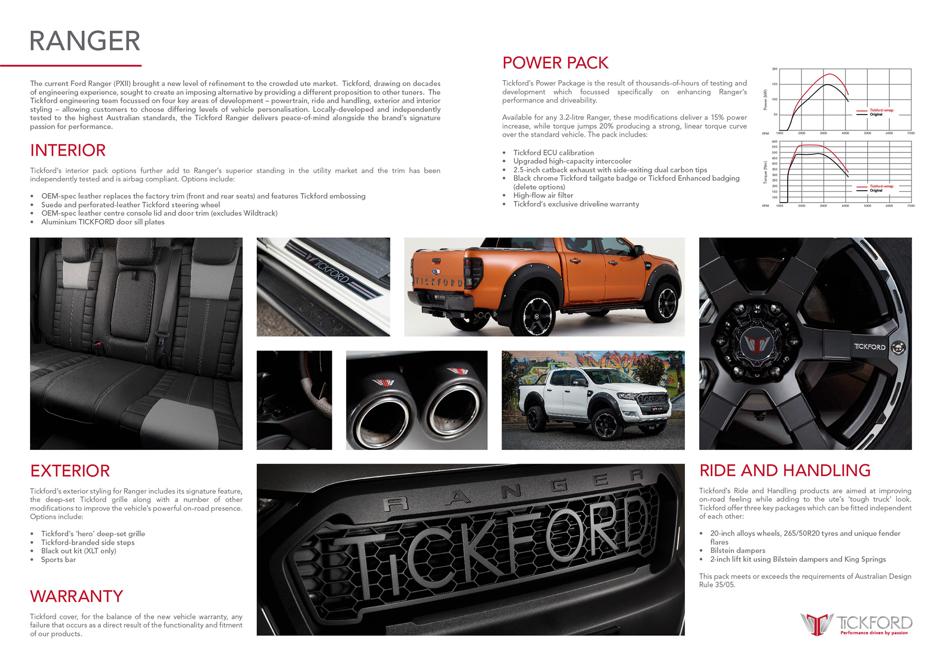 nickmossdesign - TICKFORD Mustang & Ranger Brochure