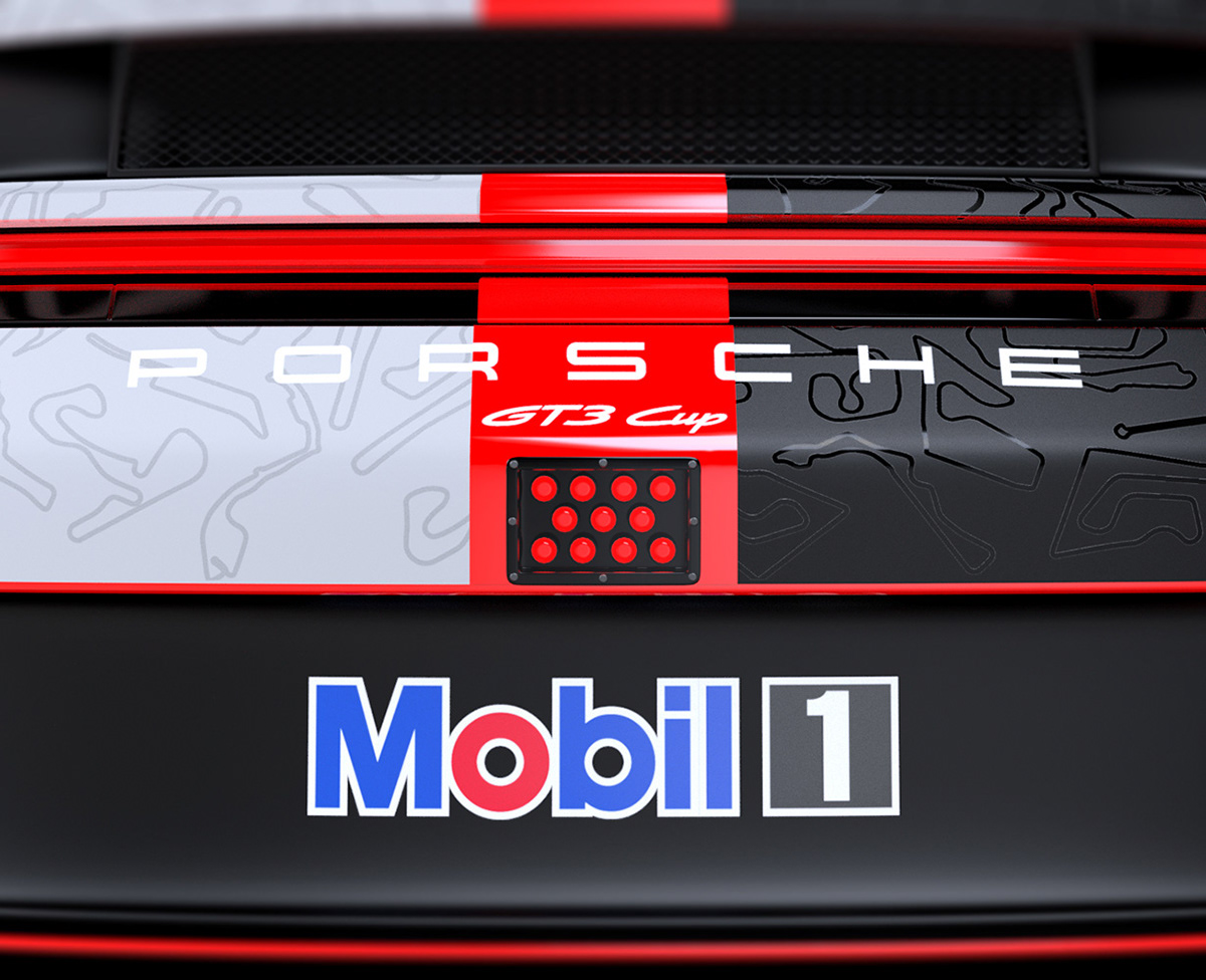 NMD nickmossdesign - Porsche Motorsport North America Hero Shot Rendering