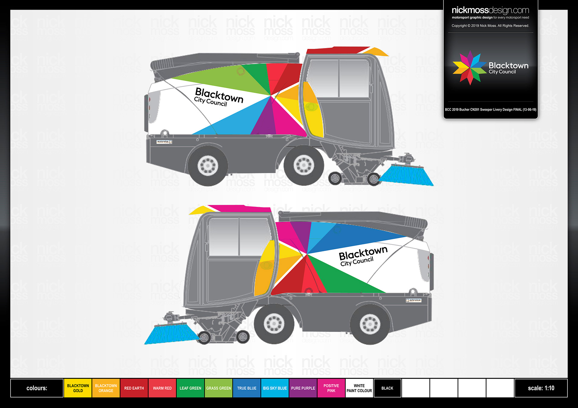 NMD nickmossdesign - Blacktown City Council Fleet Vehicle Livery Design