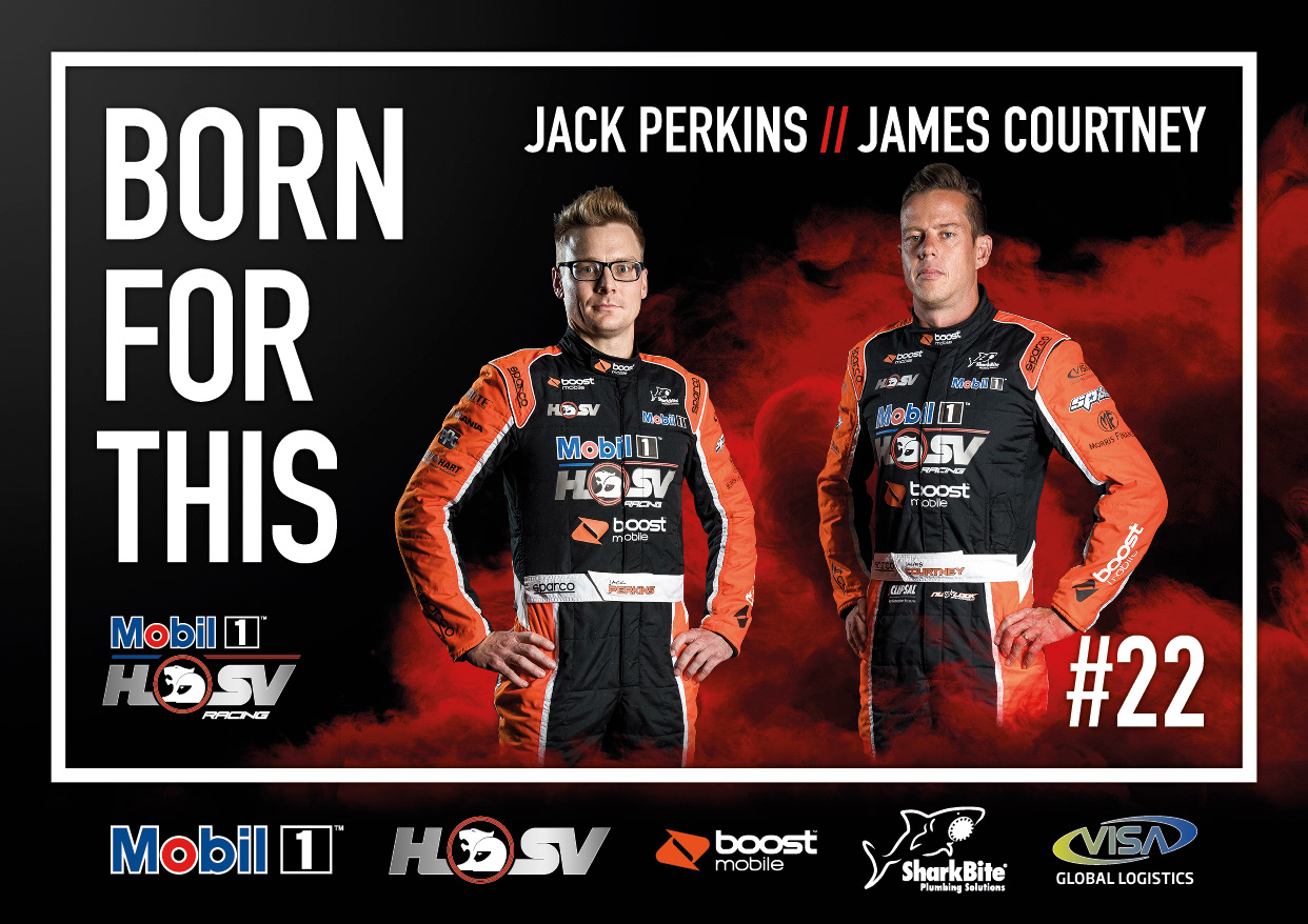 nickmossdesign - 2017 MOBIL 1 HSV RACING RETRO SUPERCAR POSTER DESIGN