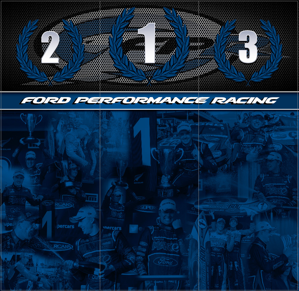 NMD nickmossdesign - FORD PERFORMANCE RACING Wall Graphic Design