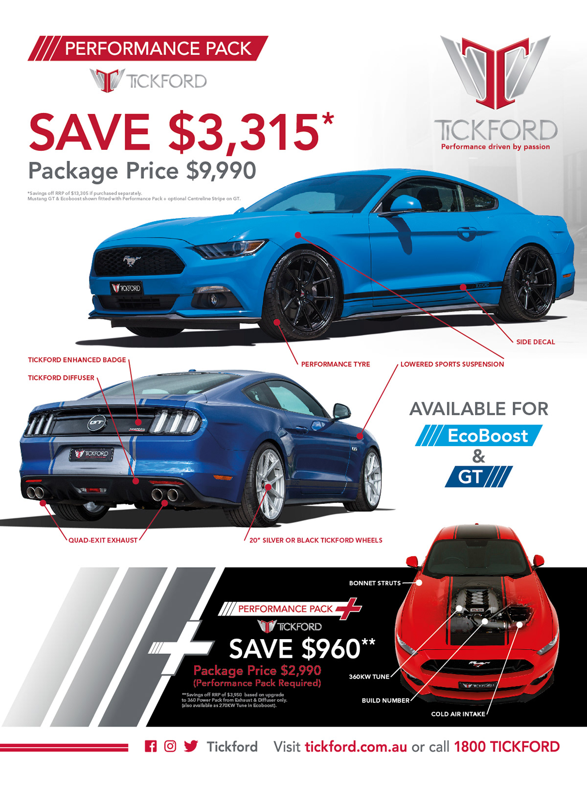 nickmossdesign - TICKFORD Performance Pack Ad Design