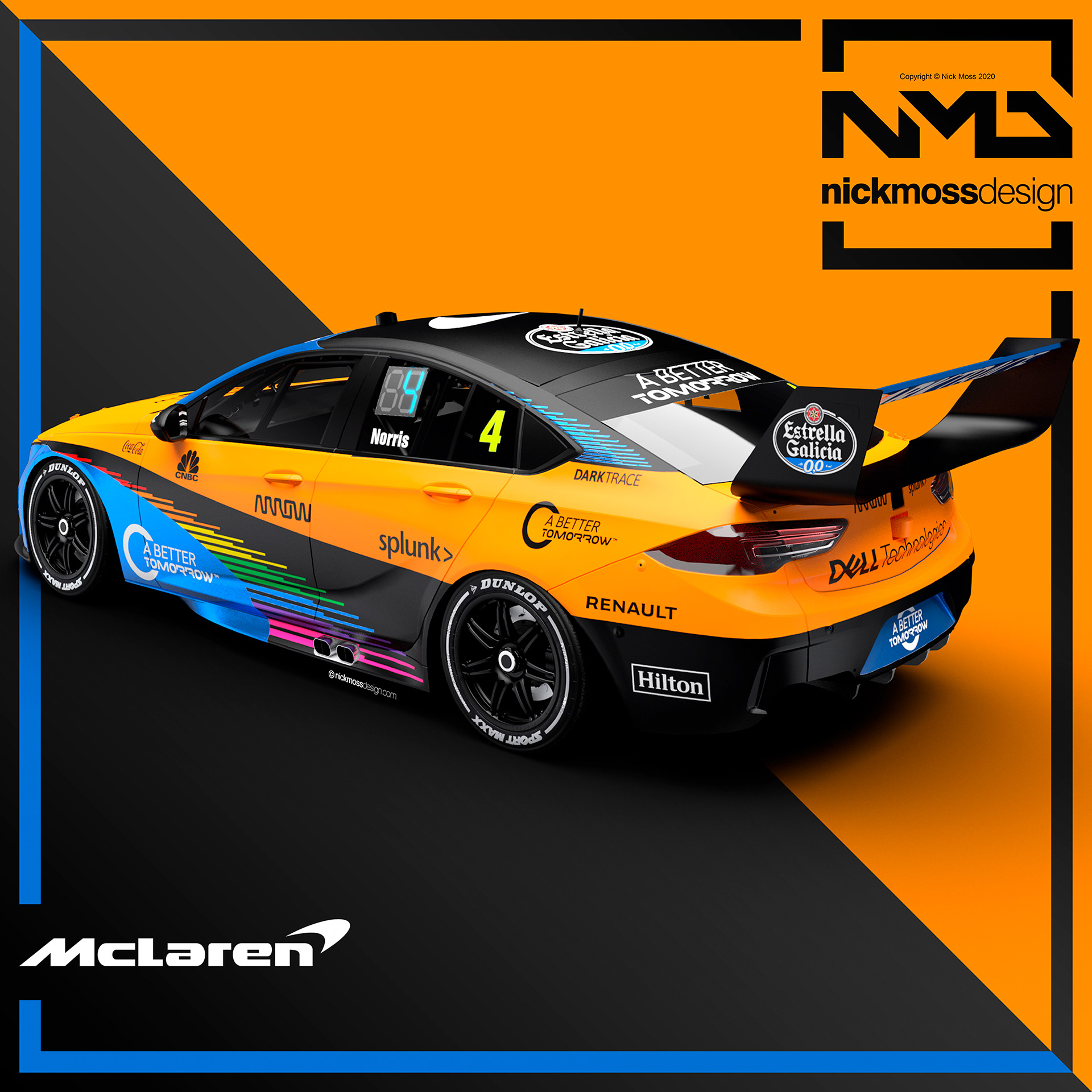 NMD nickmossdesign - McLaren F1 Supercars Tribute Livery Design