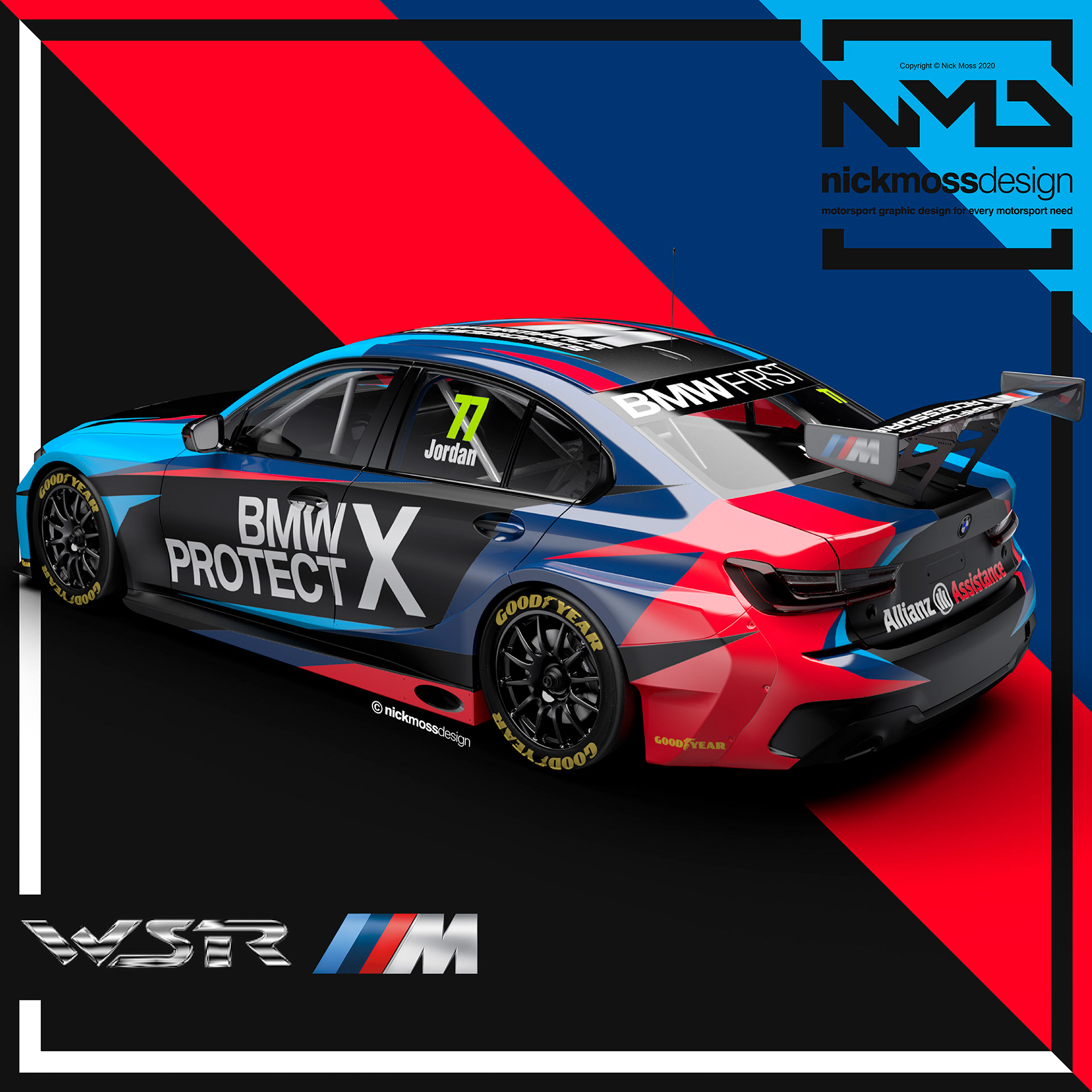 nickmossdesign - 2020 WEST SURREY RACING BMW PROTECT X BTCC LIVERY DESIGN