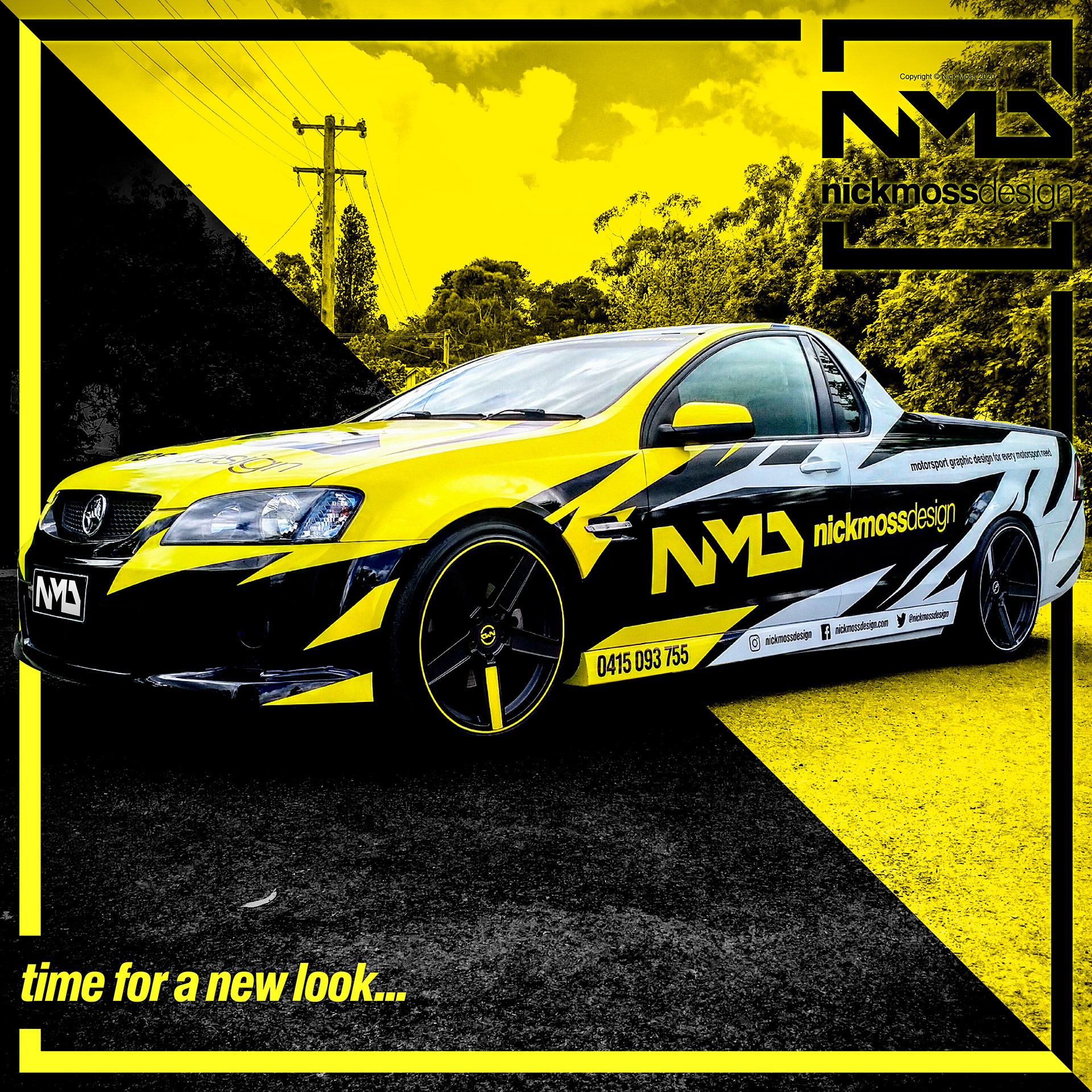 NMD nickmossdesign - Holden VE Commodore Ute 2020 Livery Design Pic