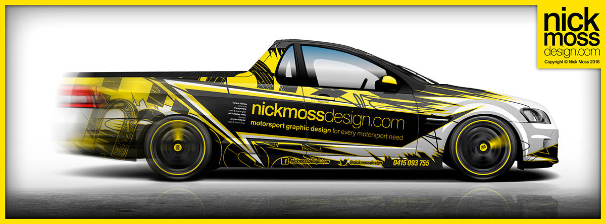 NMD nickmossdesign - Holden VE Commodore Ute 2016 Livery Design Pic