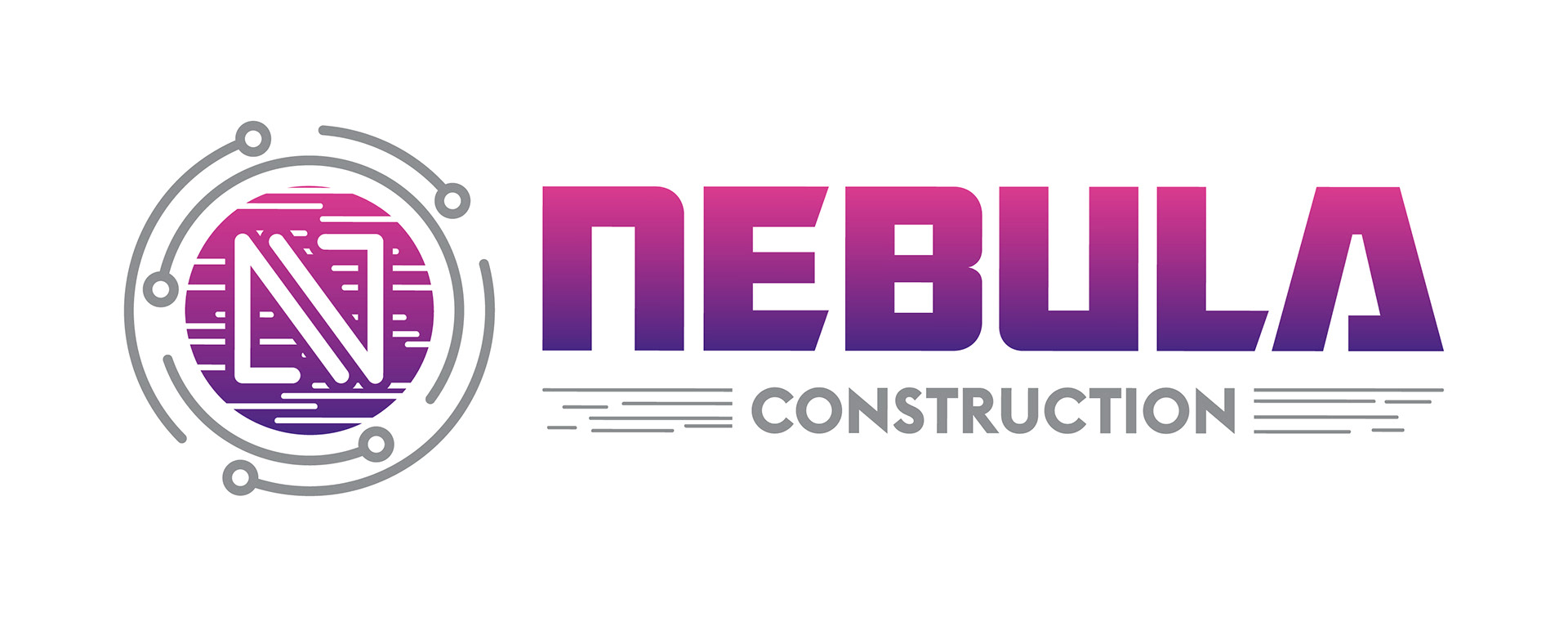 NMD nickmossdesign - NEBULA CONSTRUCTION Logo Design