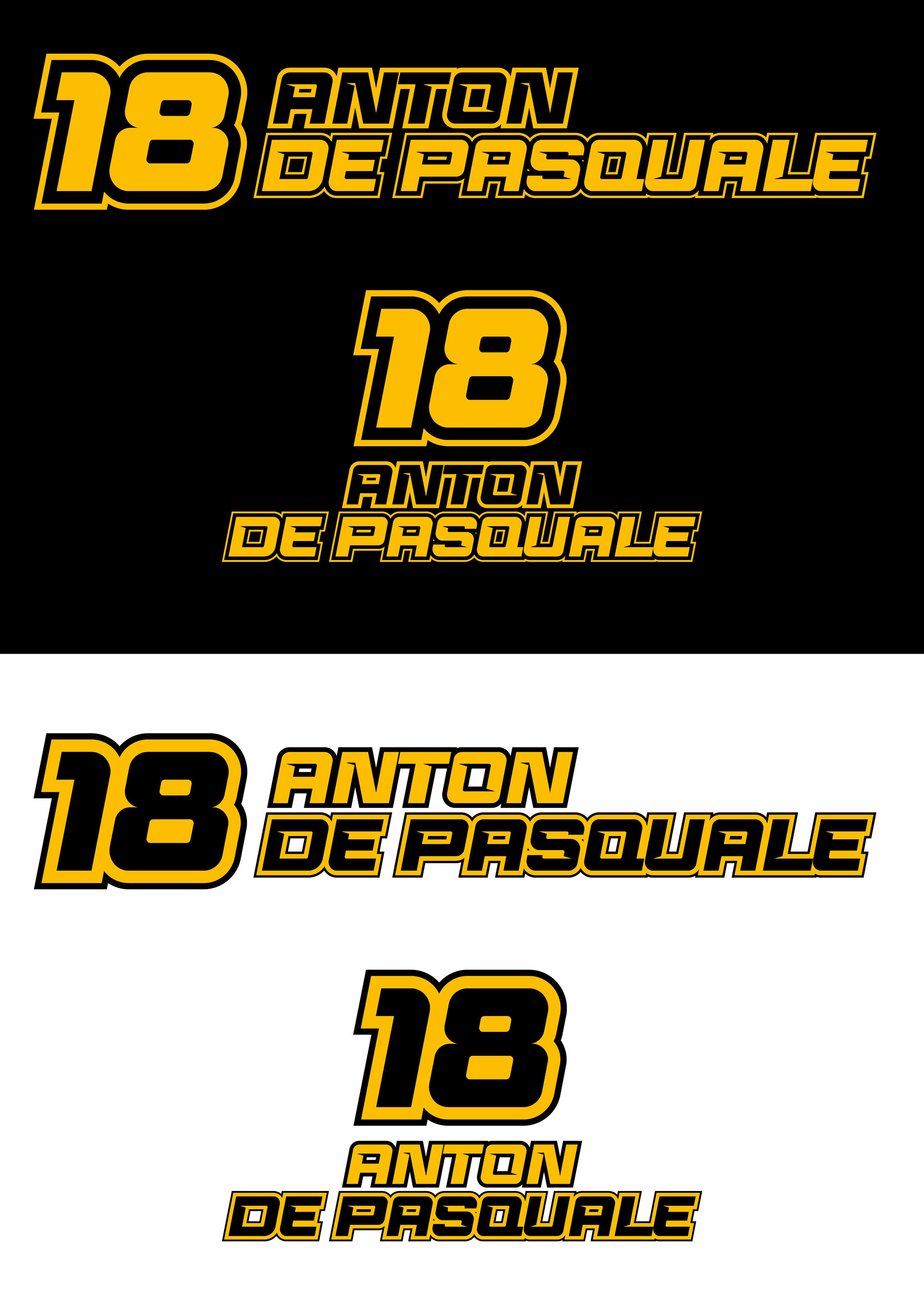 NMD nickmossdesign - 2025 TEAM18 Anton De Pasquale Logo Designs