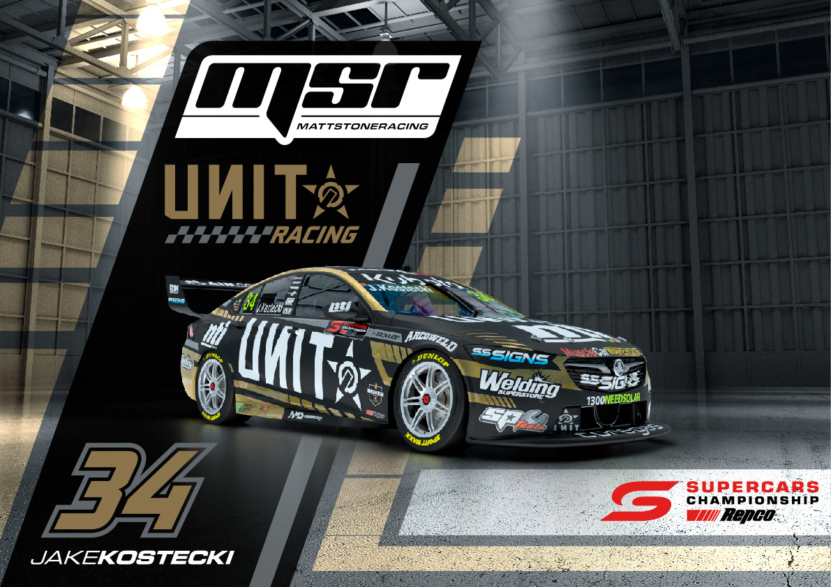 nickmossdesign - 2021 MATT STONE RACING UNIT Supercars Poster Design