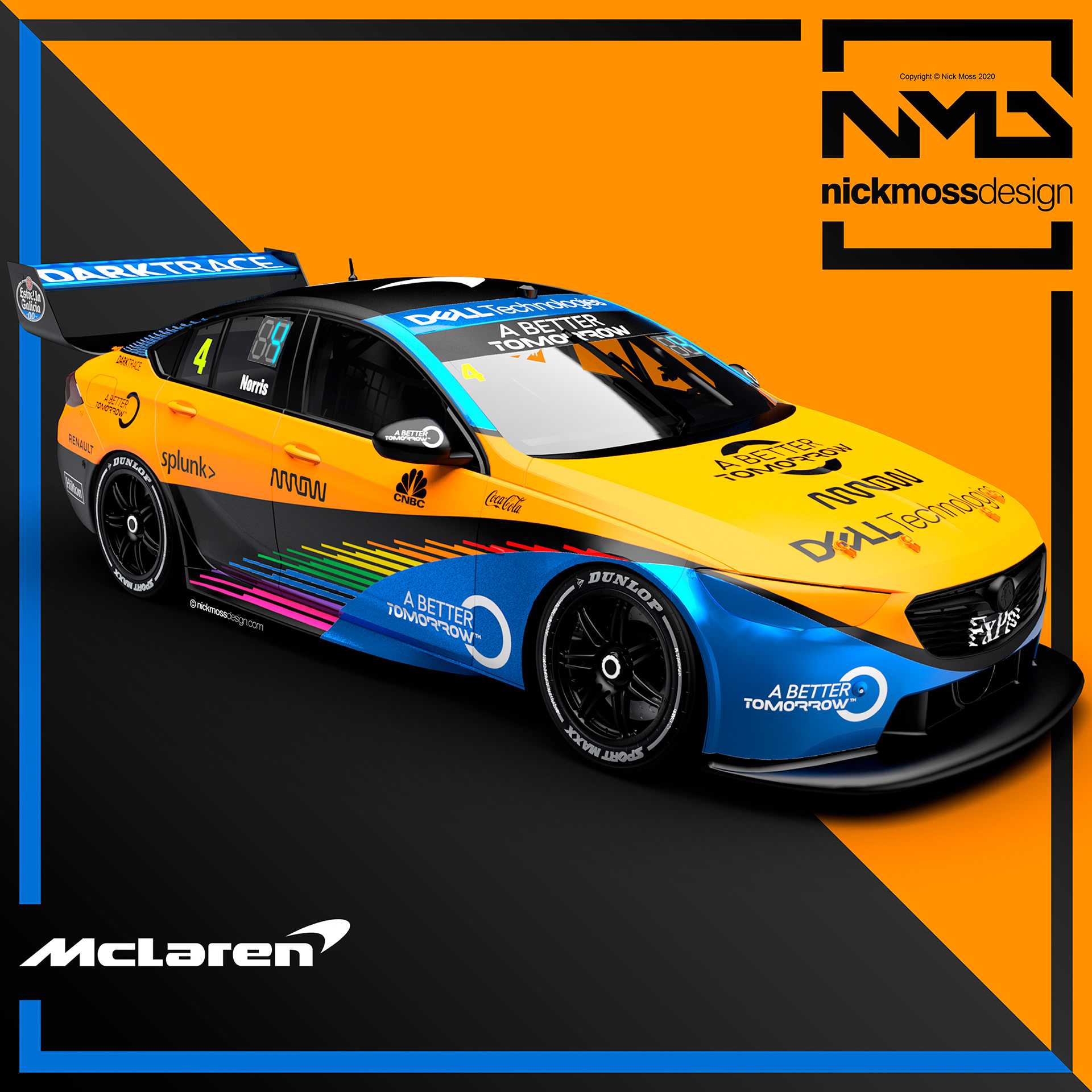 NMD nickmossdesign - McLaren F1 Supercars Tribute Livery Design