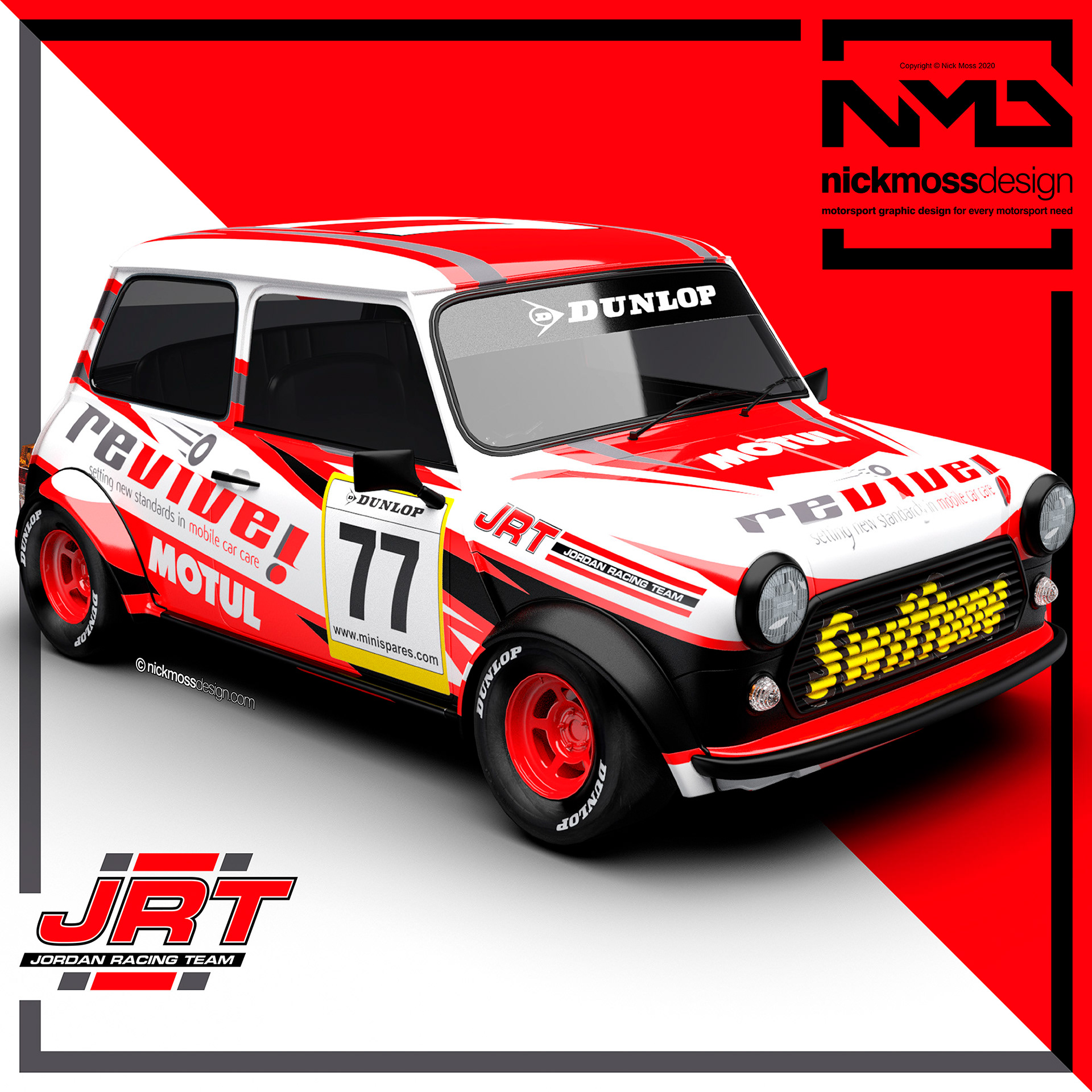 nickmossdesign - 2021 JRT/REVIVE/MOTUL Mini Livery Design
