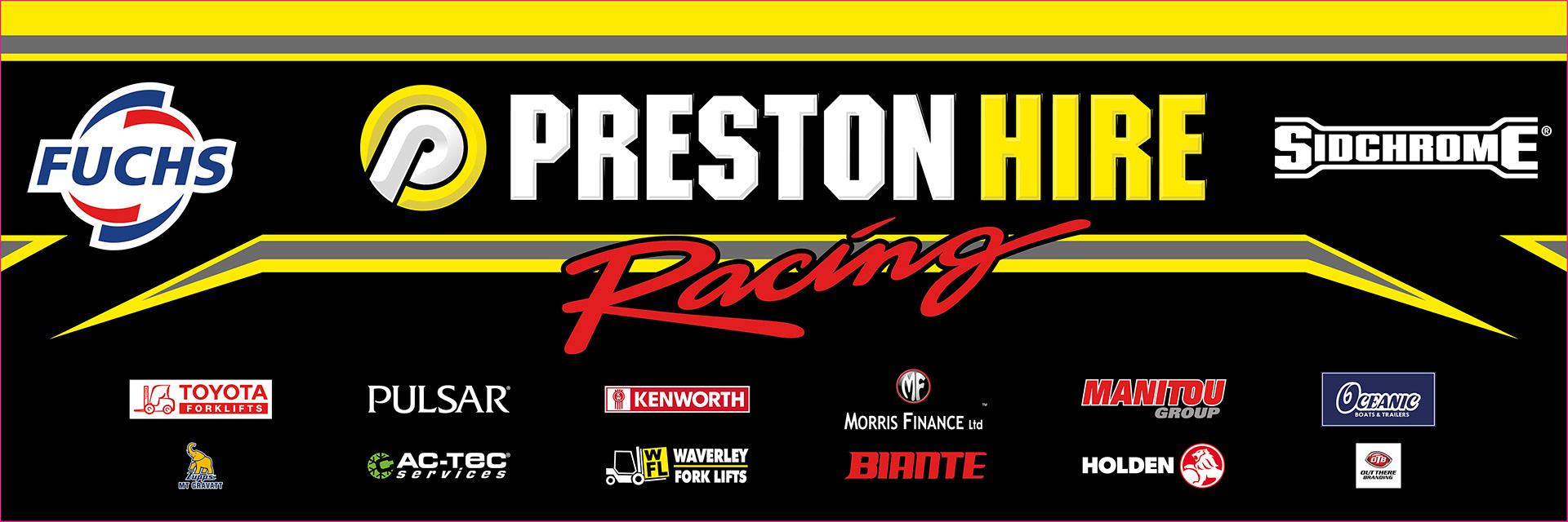 nickmossdesign - 2016 PRESTON HIRE RACING SUPERCARS PIT WALLING DESIGN
