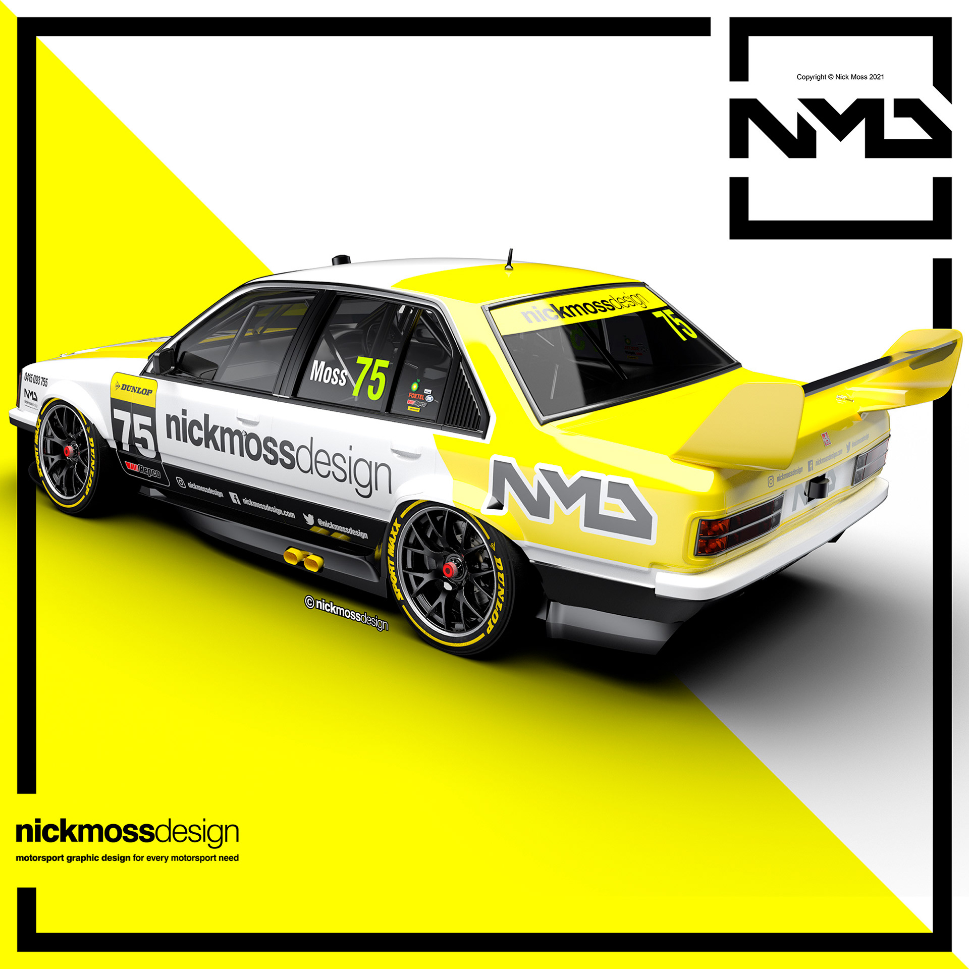 NMD nickmossdesign - VB-VF Commodore Mashup GEN3 Supercar 2022 Design Concept