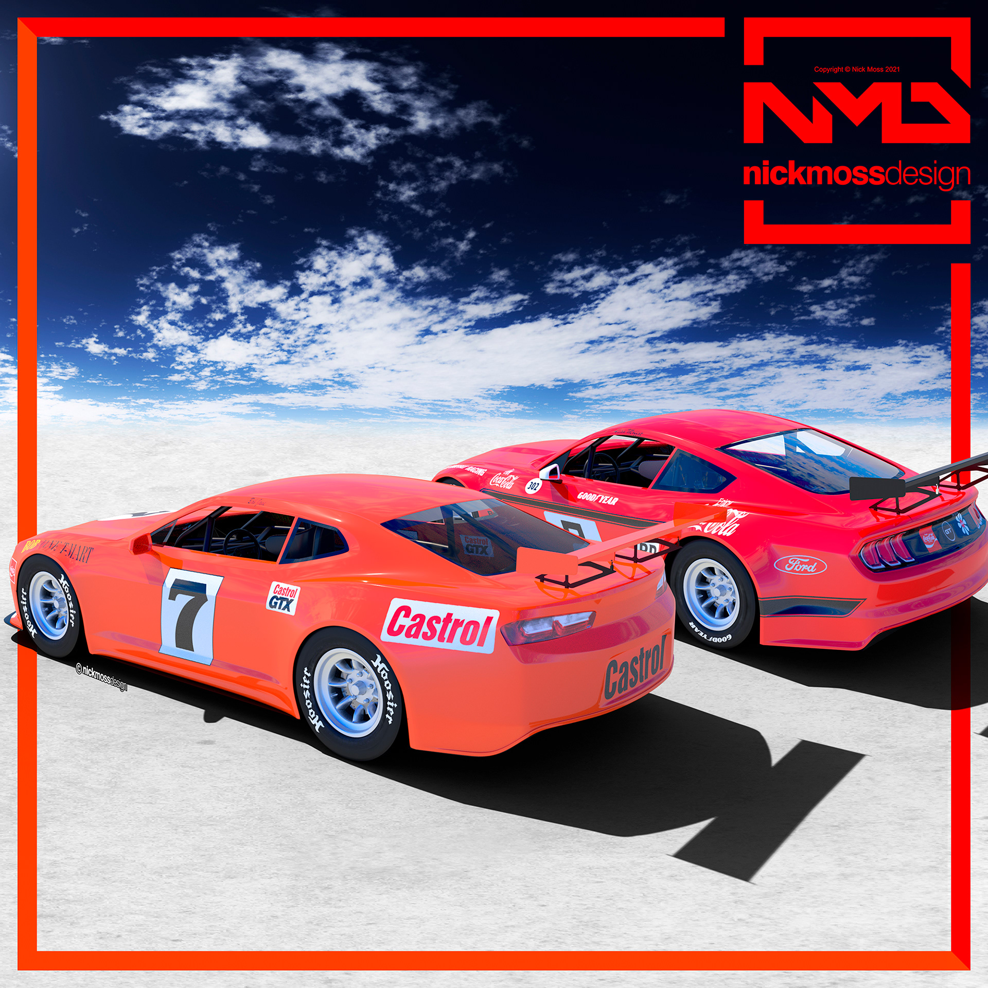 NMD nickmossdesign - ALLAN MOFFAT & BOB JANE TA2 Tribute Livery Designs