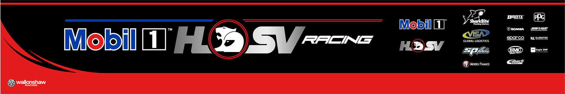 nickmossdesign - 2017 MOBIL 1 HSV RACING SUPERCAR PIT WALLING DESIGN