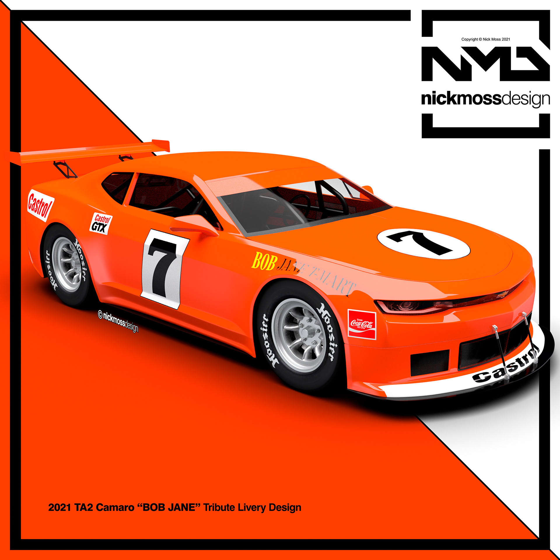 NMD nickmossdesign - BOB JANE TA2 Tribute Livery Design