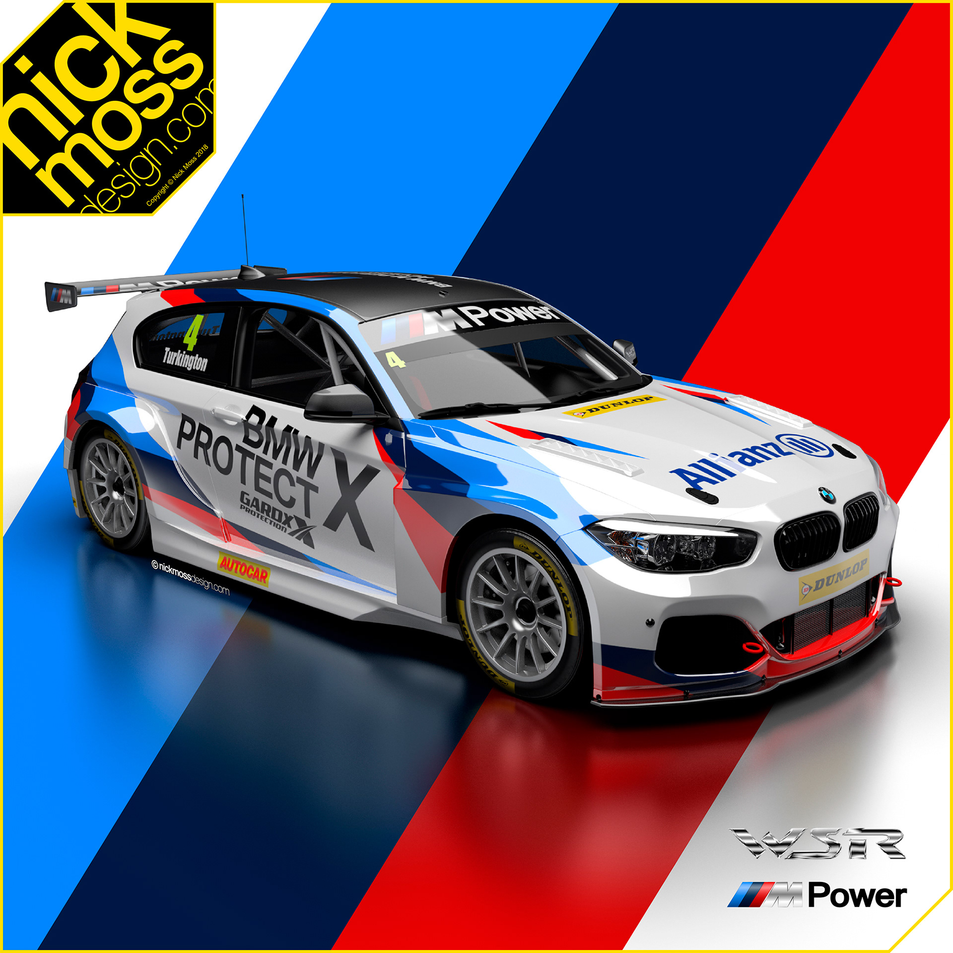 nickmossdesign - 2017 WEST SURREY RACING BMW PROTECT X BTCC LIVERY DESIGN