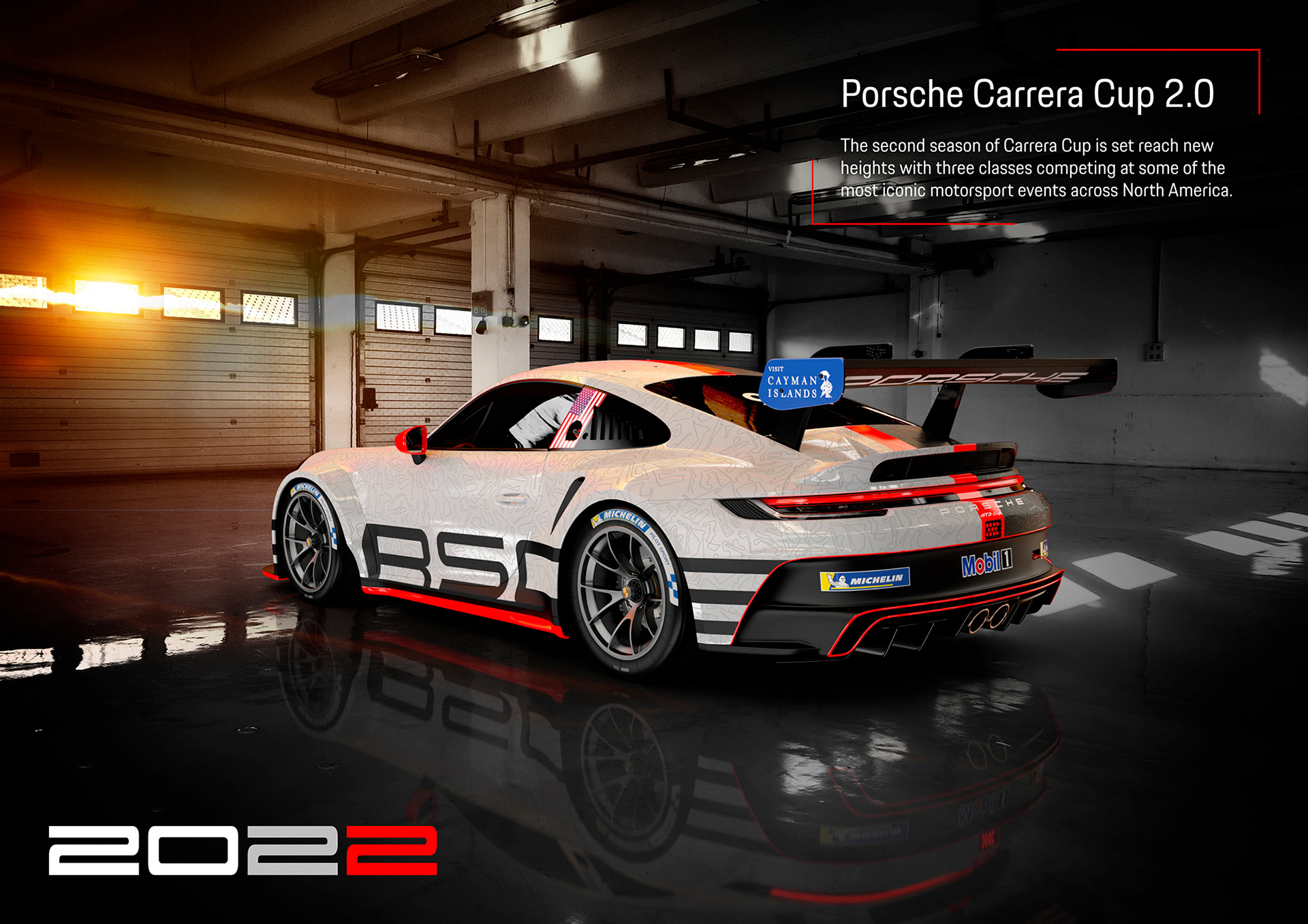 NMD nickmossdesign - Porsche Motorsport North America Hero Shot Rendering
