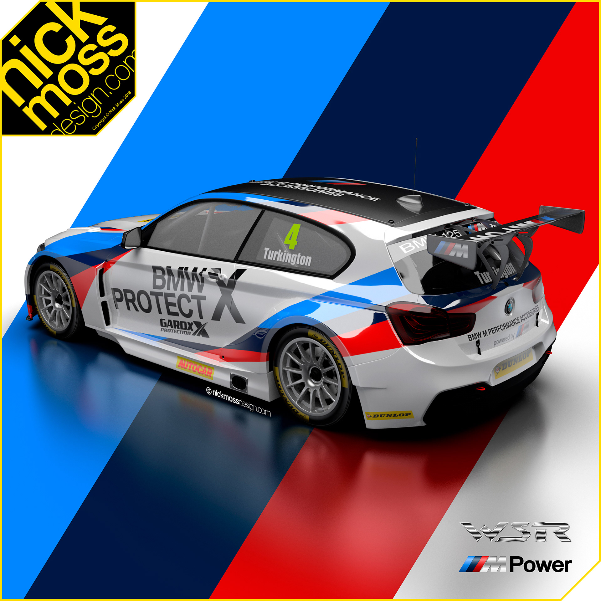 nickmossdesign - 2017 WEST SURREY RACING BMW PROTECT X BTCC LIVERY DESIGN