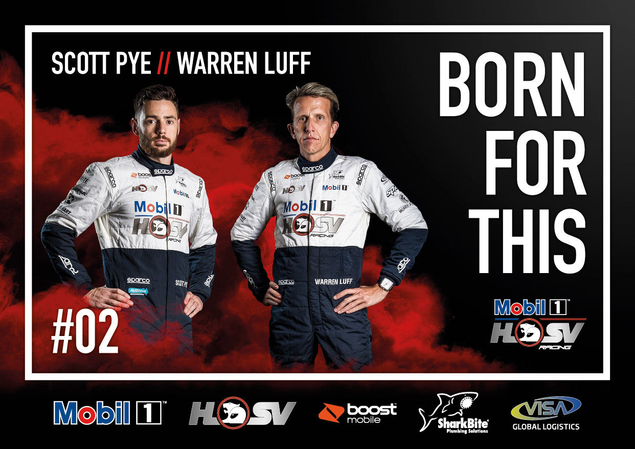 nickmossdesign - 2017 MOBIL 1 HSV RACING RETRO SUPERCAR POSTER DESIGN