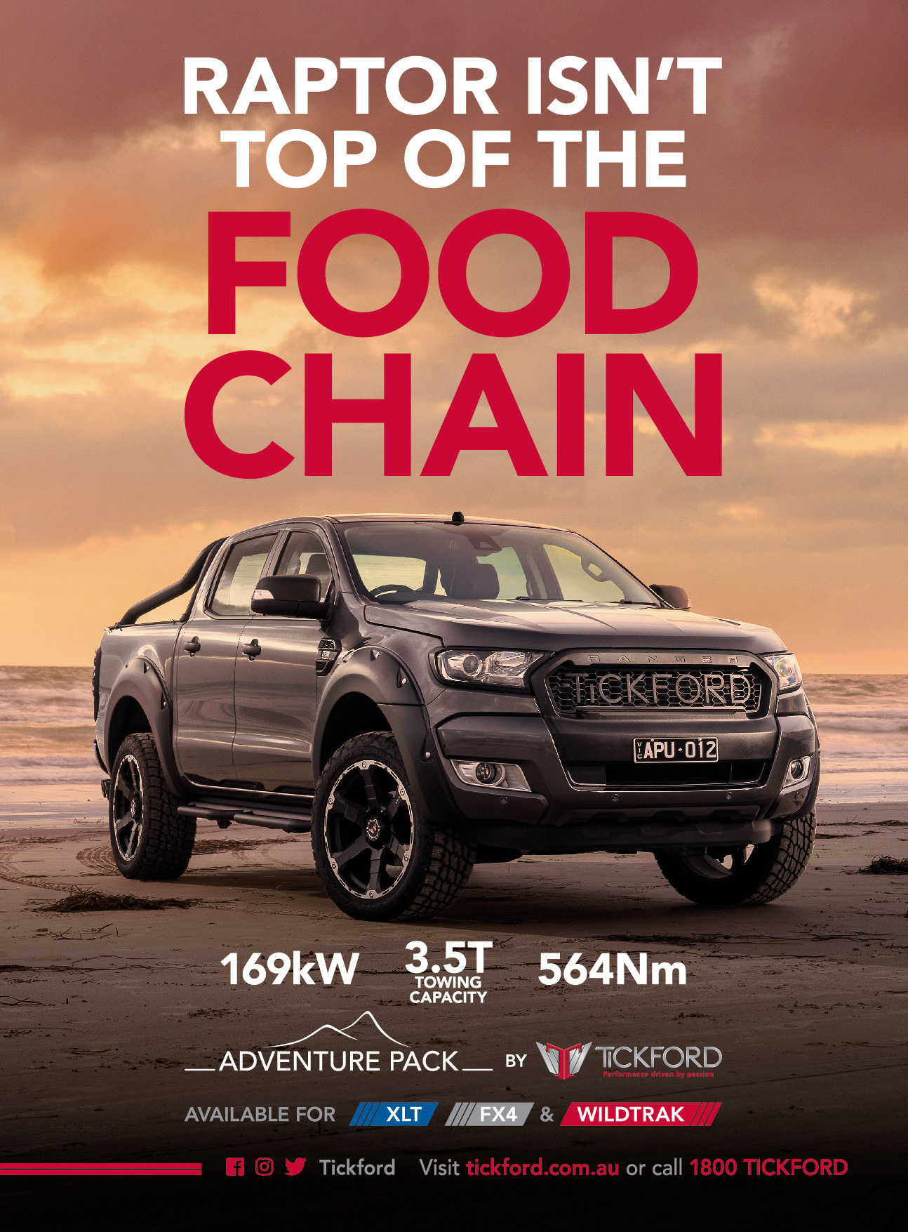 NMD nickmossdesign - TICKFORD Print Ad Design