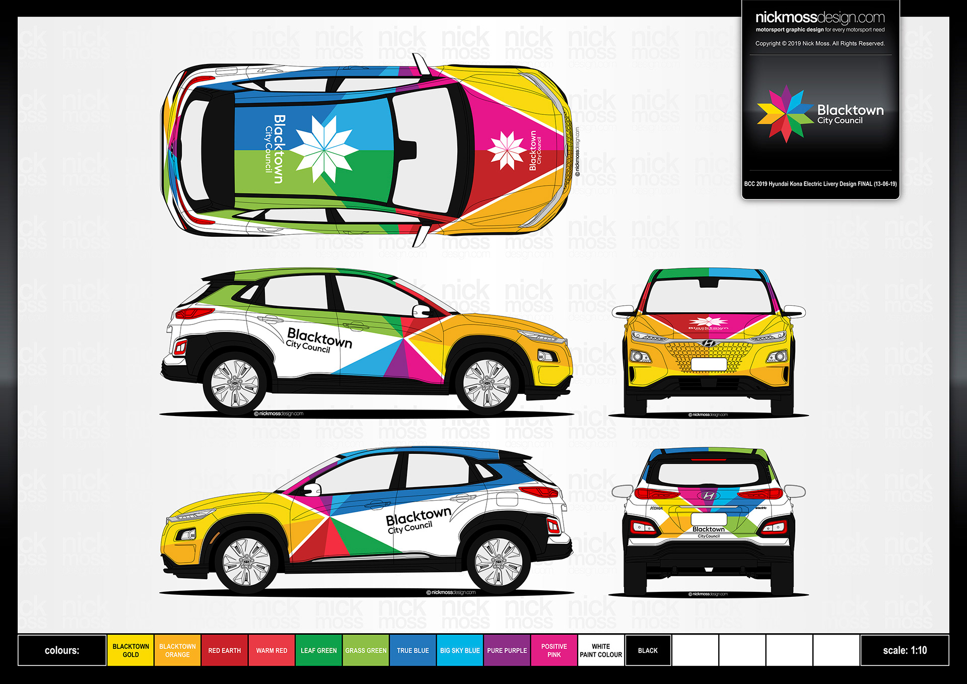 NMD nickmossdesign - Blacktown City Council Fleet Vehicle Livery Design