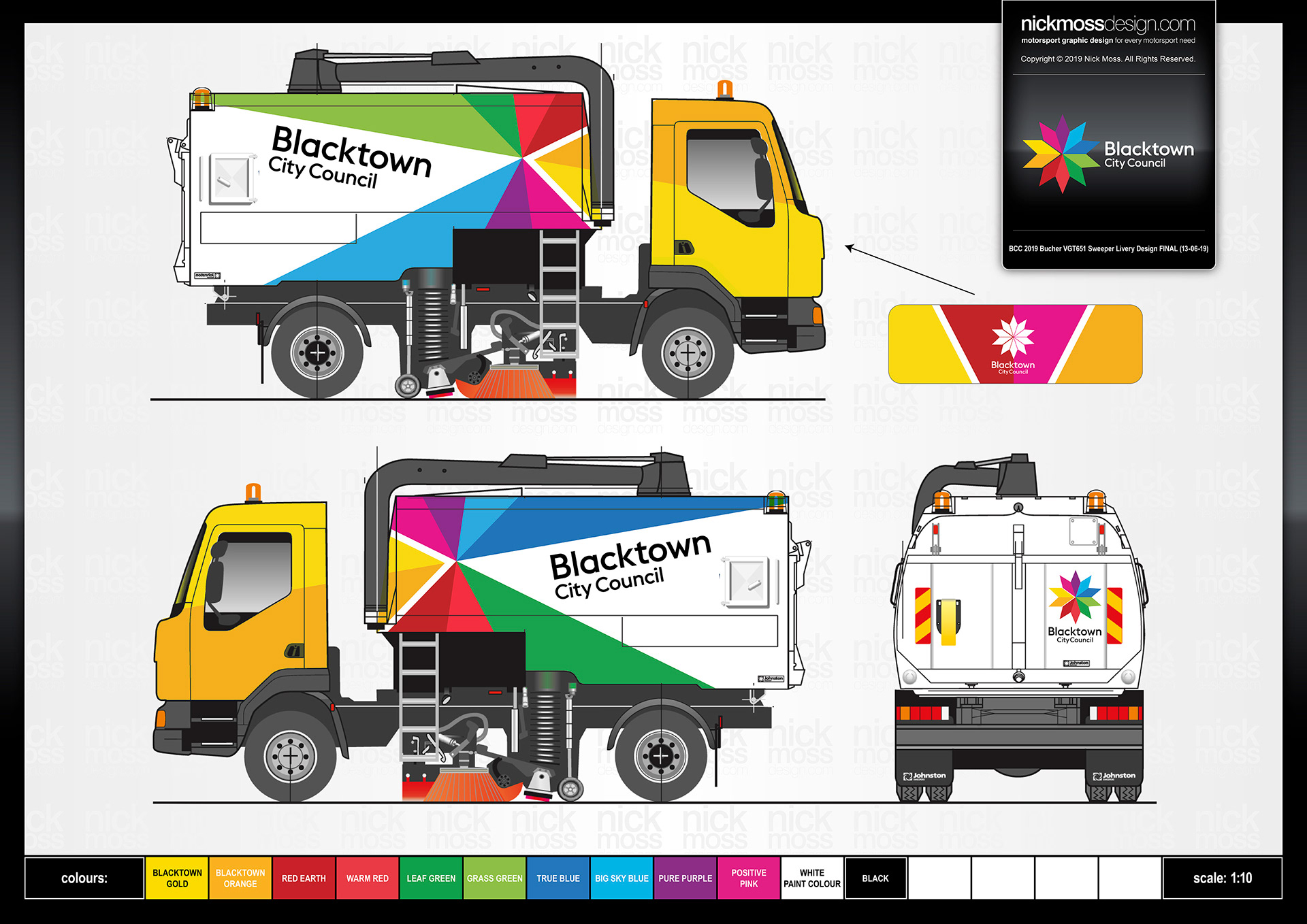 NMD nickmossdesign - Blacktown City Council Fleet Vehicle Livery Design