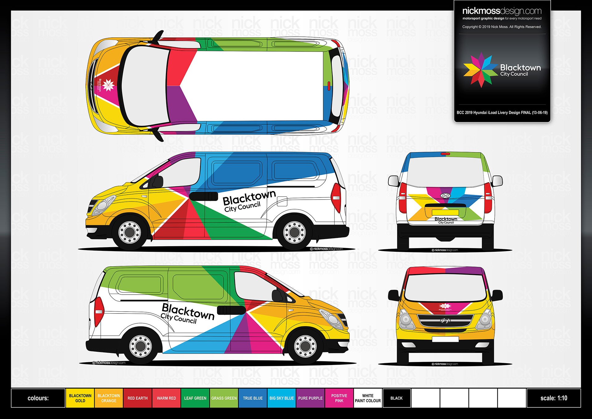 NMD nickmossdesign - Blacktown City Council Fleet Vehicle Livery Design
