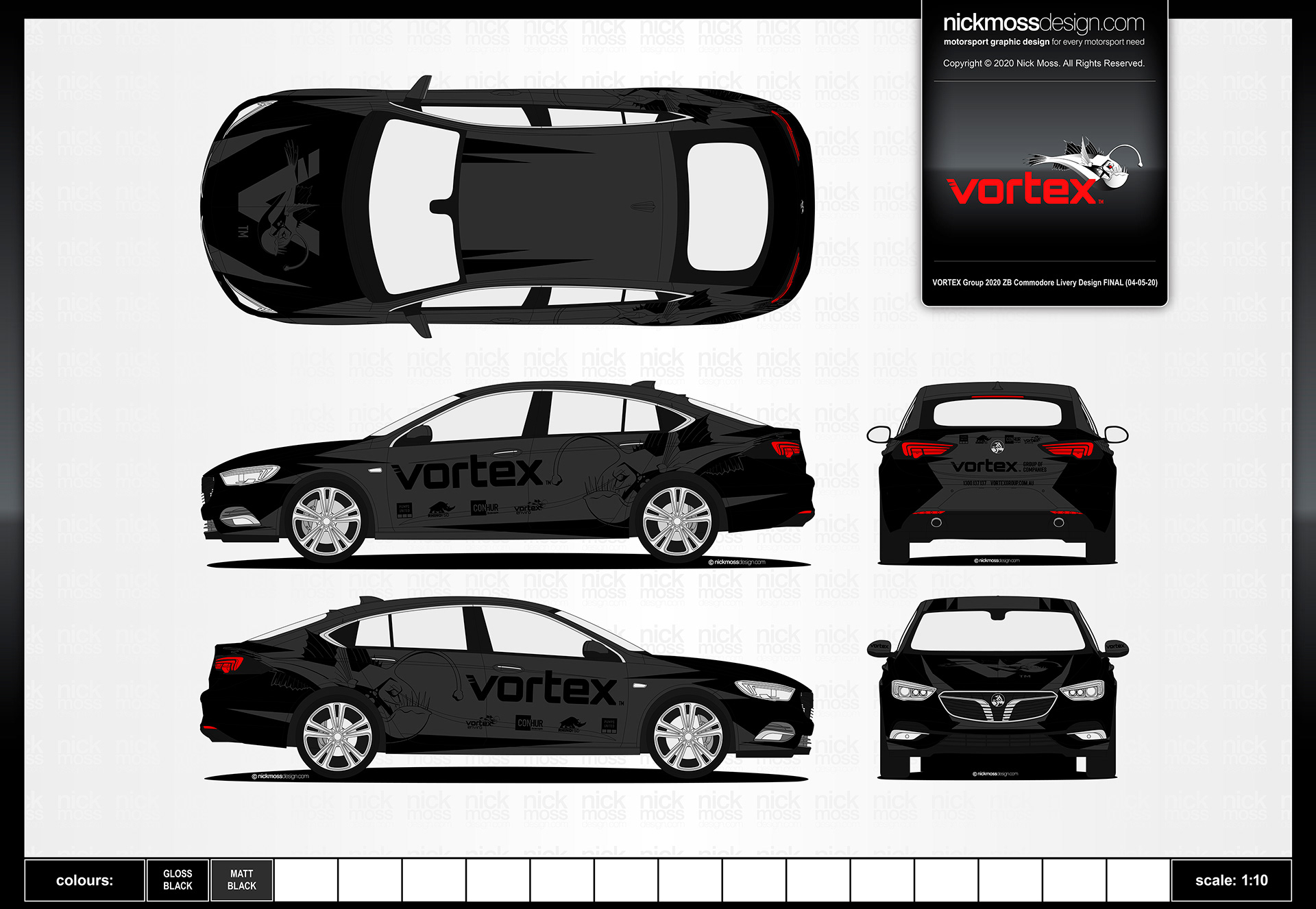 NMD nickmossdesign - VORTEX Fleet Livery Design